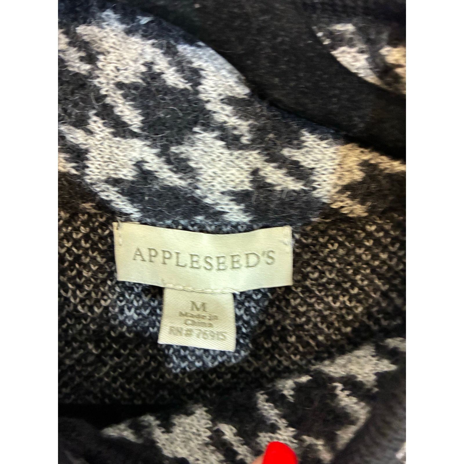 Other Appleseed’s Womens 8 Black White Houndstooth M Size M / US 6-8 / IT 42-44 - 2 Thumbnail