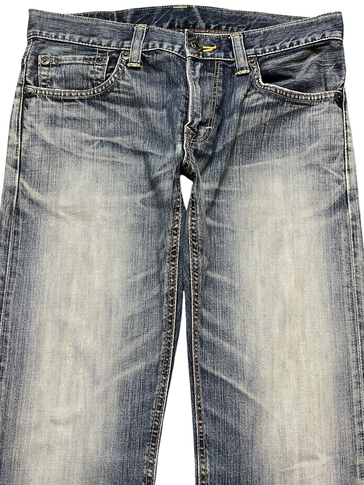 Edwin Vintage Edwin 502 Faded Grunge Denim Size US 33 - 2 Thumbnail