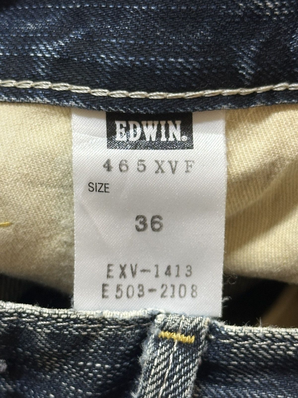 Other Edwin Exclusive Vintage Function Distressed Baggy Jeans Size US 36 / EU 52 - 10 Thumbnail