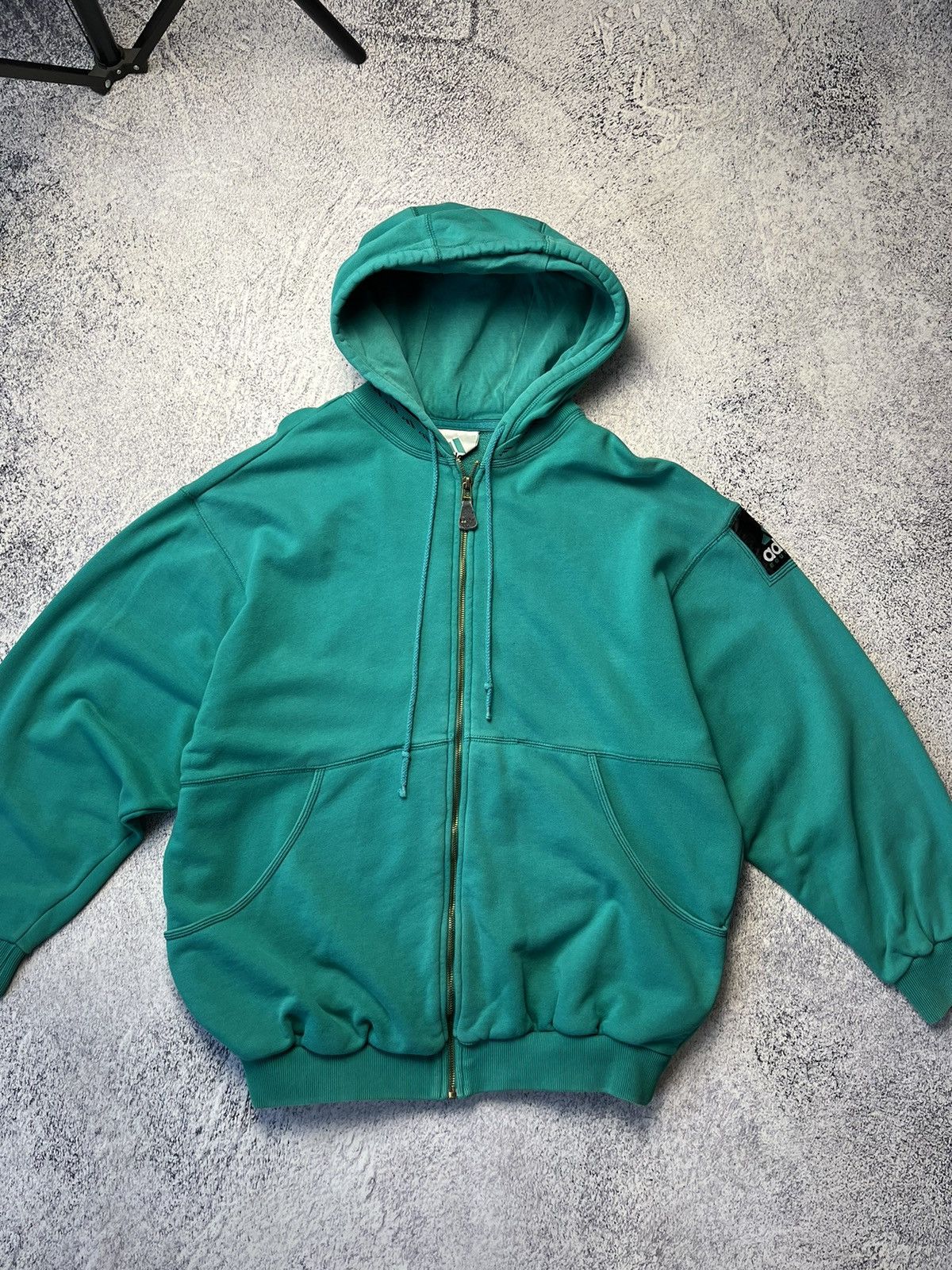Adidas Vintage Adidas Equimpent Zip Hoodie 90s Size US M / EU 48-50 / 2 - 5 Thumbnail