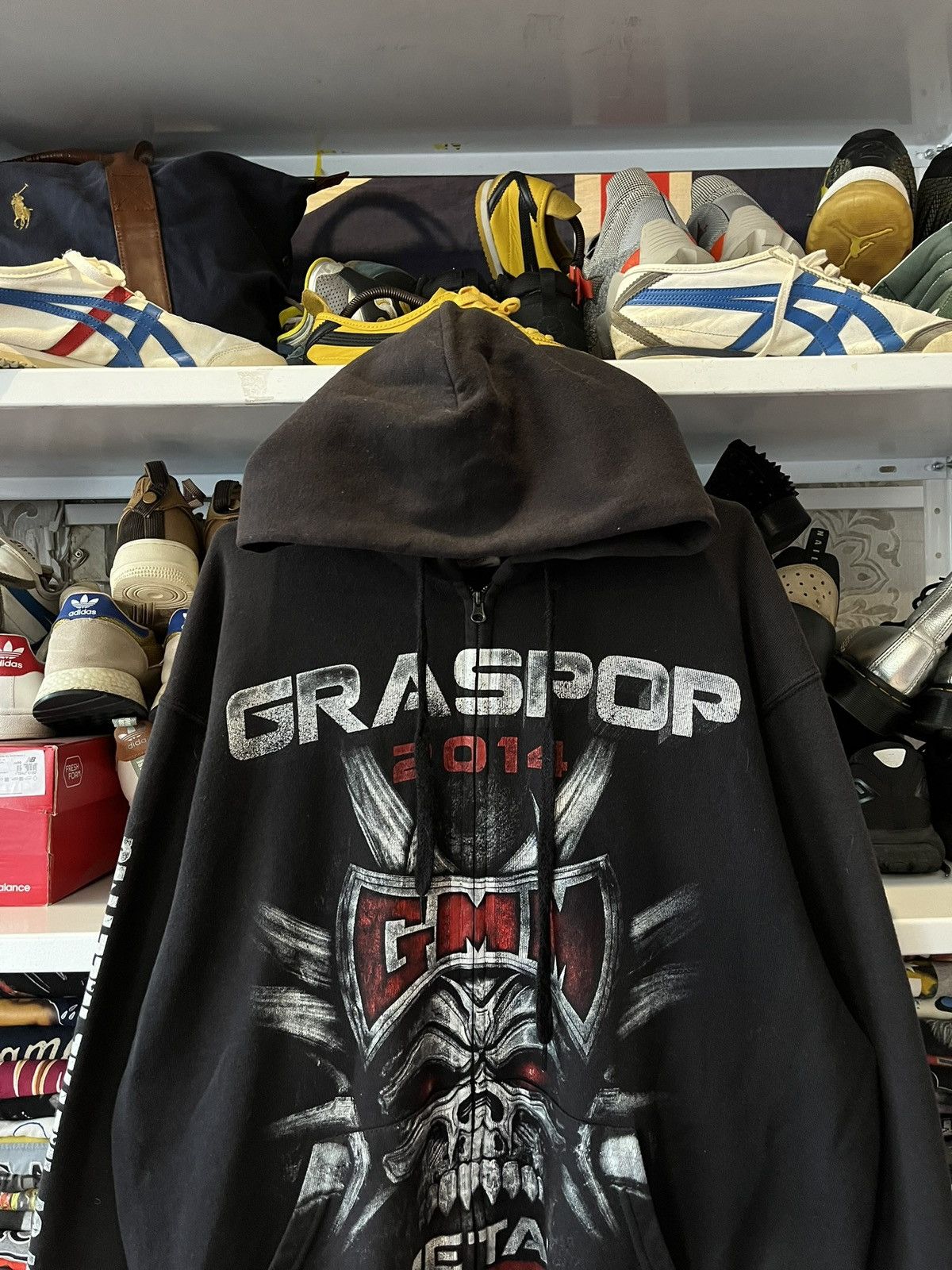 Vintage Vintage Graspop 2014 Metal Meeting Rock Size US L / EU 52-54 / 3 - 2 Thumbnail