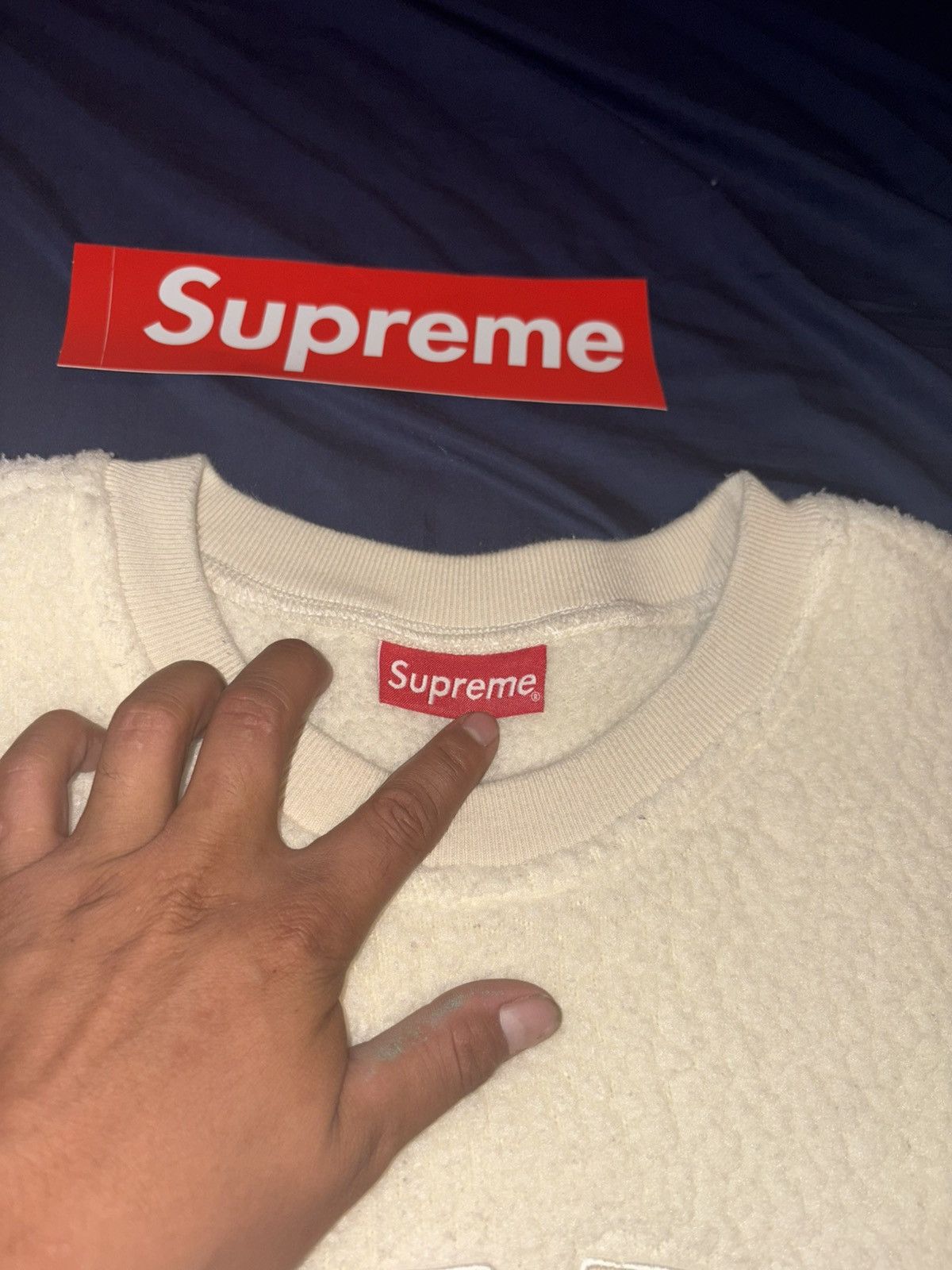 Supreme Supreme polartec deep pile crewneck Size US L / EU 52-54 / 3 - 3 Thumbnail