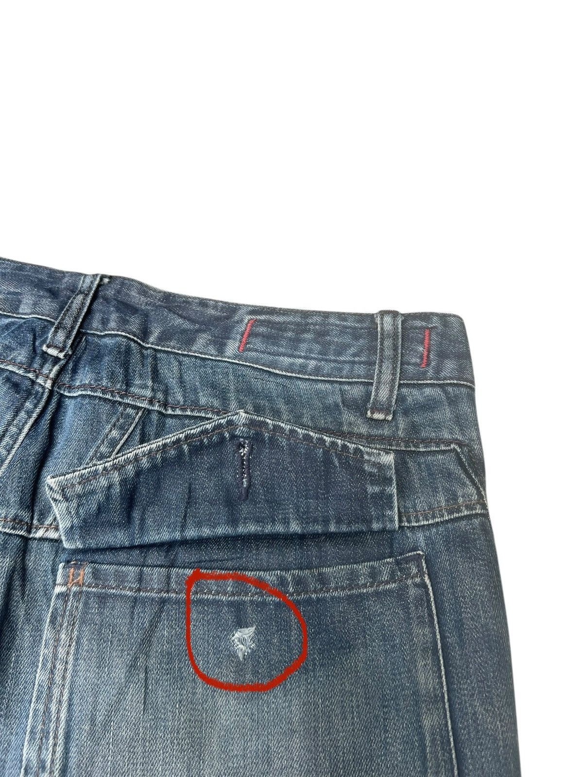 Marithe + Francois Girbaud Vintage Y2K Marithe Francois Girbaud Mud Denim Jeans Size US 32 / EU 48 - 17 Thumbnail