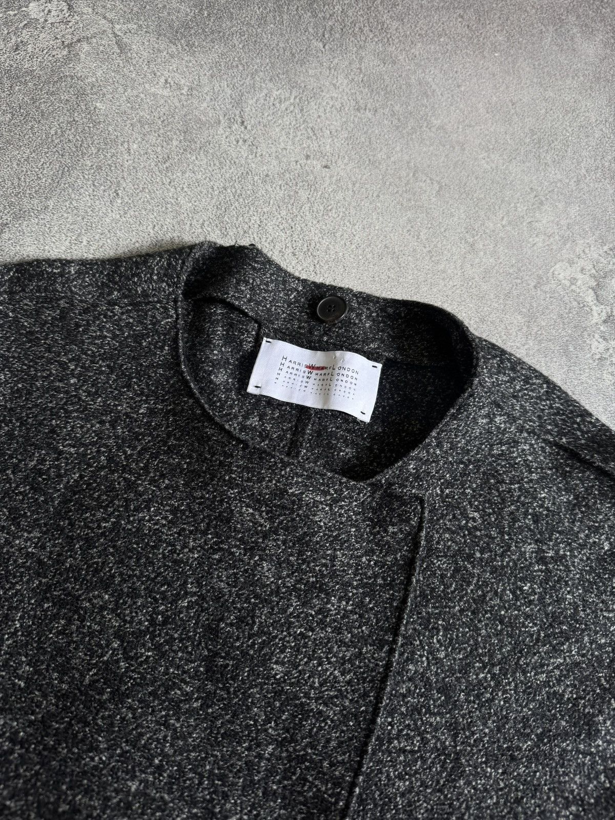 Harris Wharf London Harris Wharf London S/size Virgin Wool coat 🧥 jacket casual Size S / US 4 / IT 40 - 14 Thumbnail