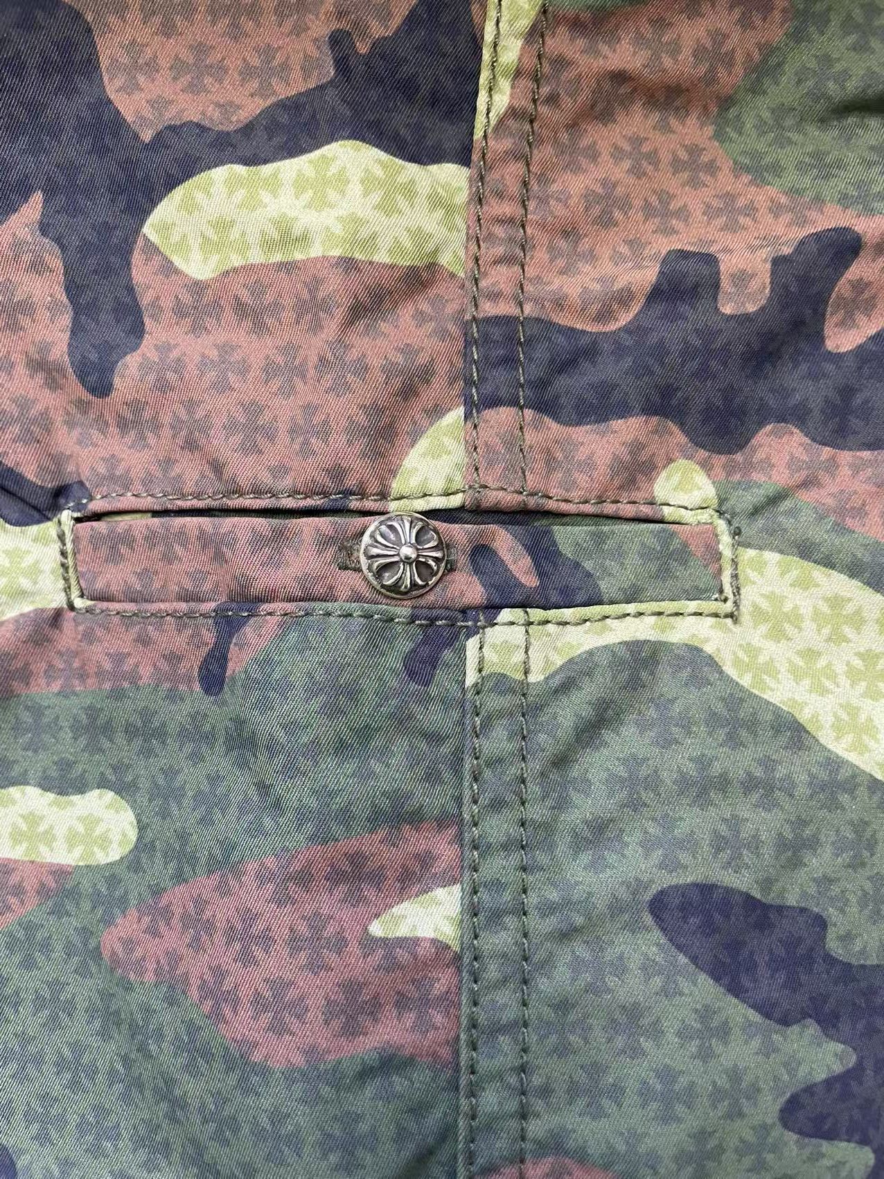Chrome Hearts Chrome Hearts Tonal Monogram Camouflage Drawstring Shorts Size 36" / US 14 / IT 50 - 5 Thumbnail
