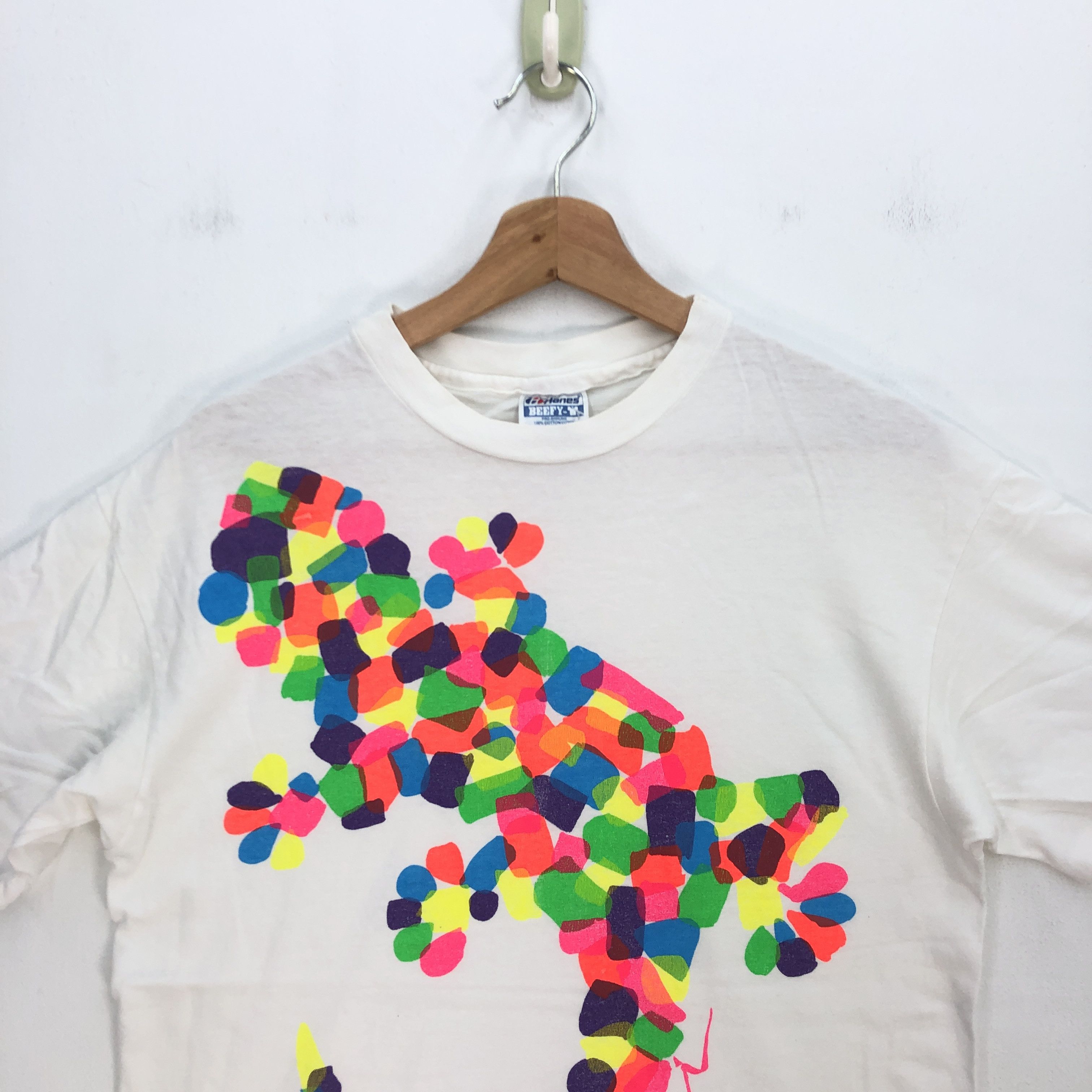 Vintage Vintage 90's Gecko T Shirt Gecko Lizard Maui Tee Size US M / EU 48-50 / 2 - 2 Thumbnail