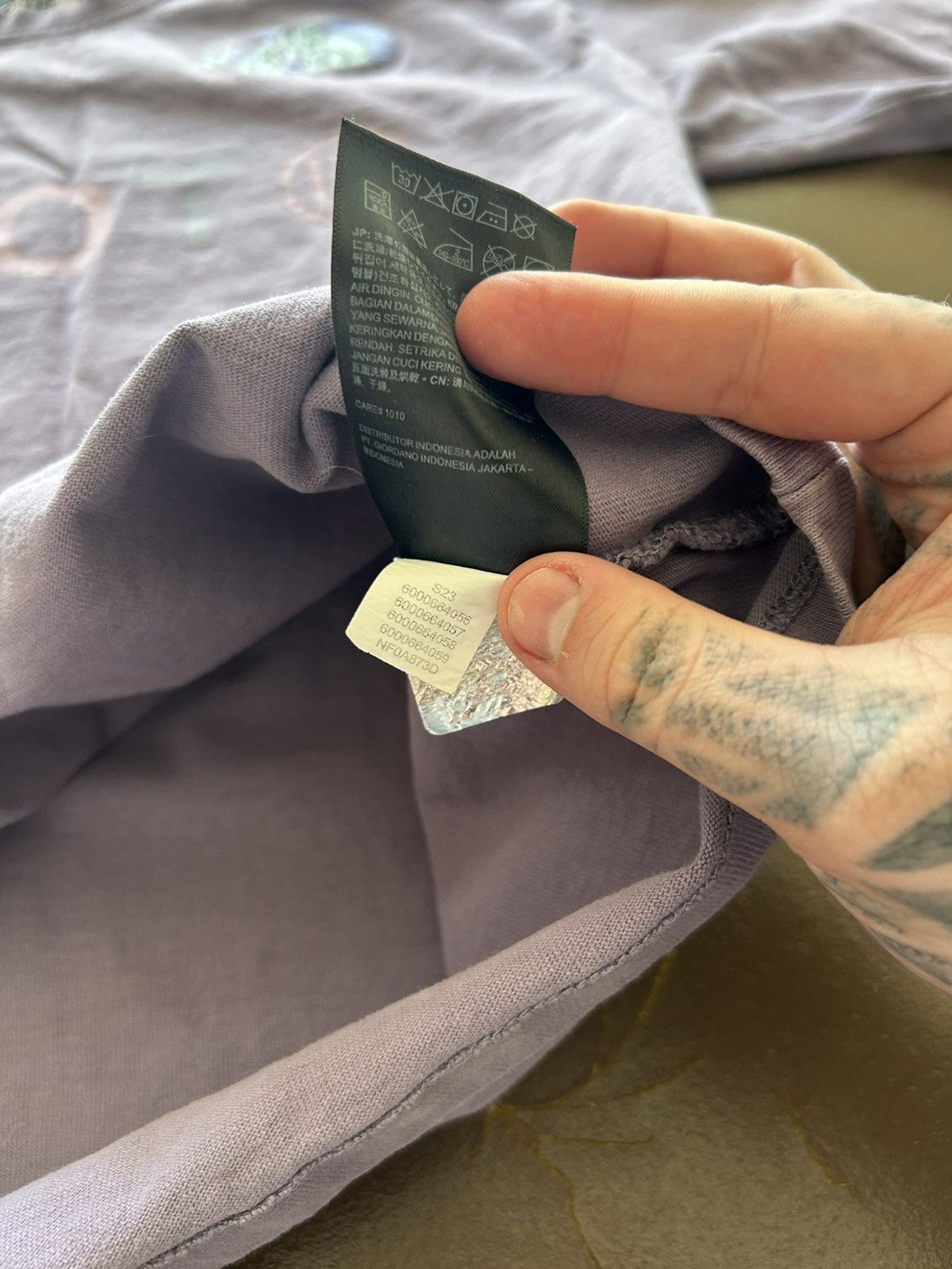 CLOT Clot x The North Face Collab Tee Violet Size US XS / EU 42 / 0 - 9 Thumbnail