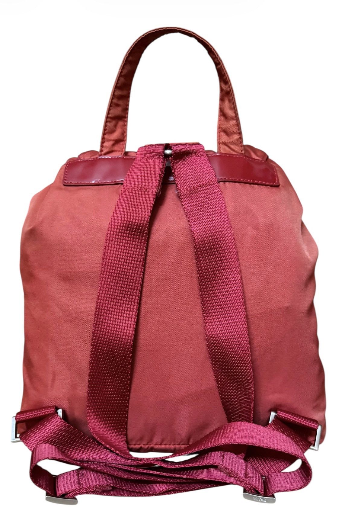 Prada Prada Red Nylo Tessuto Bagpack Vintage Size ONE SIZE - 2 Thumbnail