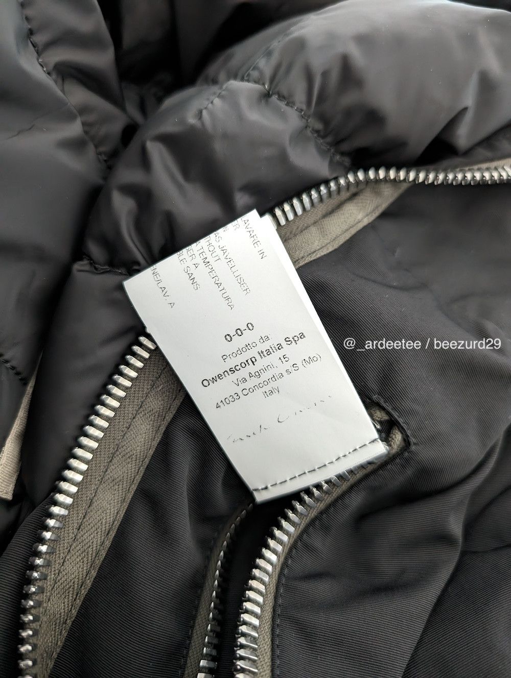 Rick Owens 💥SAMPLE GIMP DOWN JUMBO COAT FW22 STROBE 48 Size US M / EU 48-50 / 2 - 12 Thumbnail