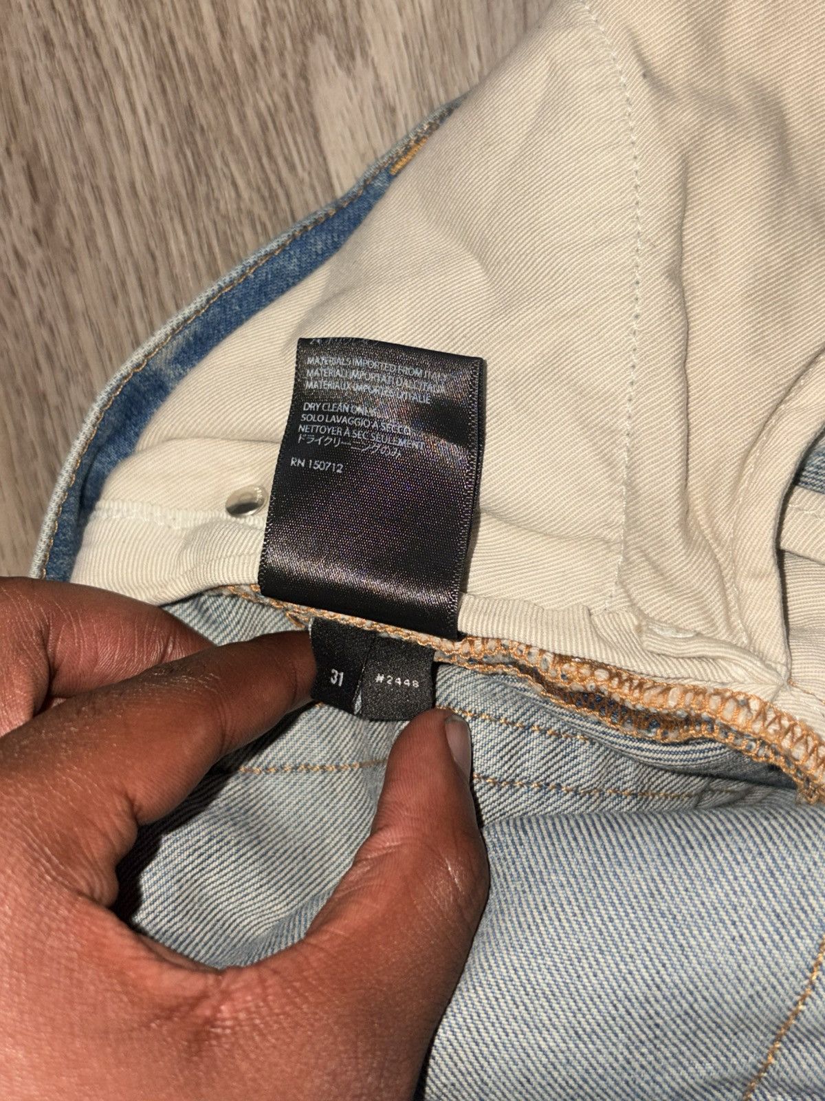 Amiri Amiri Clay Indigo Plaid MX2 Jeans Size US 31 - 11 Thumbnail