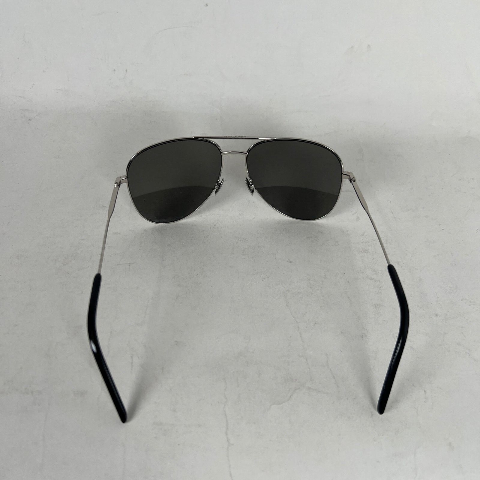 Saint Laurent Paris Saint Laurent Black Tinted Aviator Sunglasses Size ONE SIZE - 4 Thumbnail