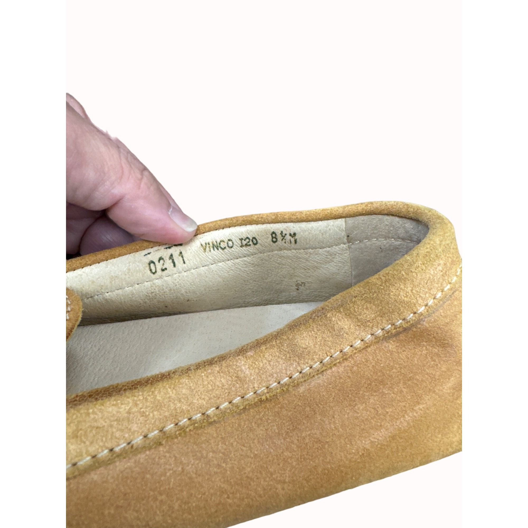 Donald Pliner Donald J Pliner men’s brown leather suede loafers 8.5M SKU 6 Size US 8.5 / EU 41-42 - 8 Thumbnail
