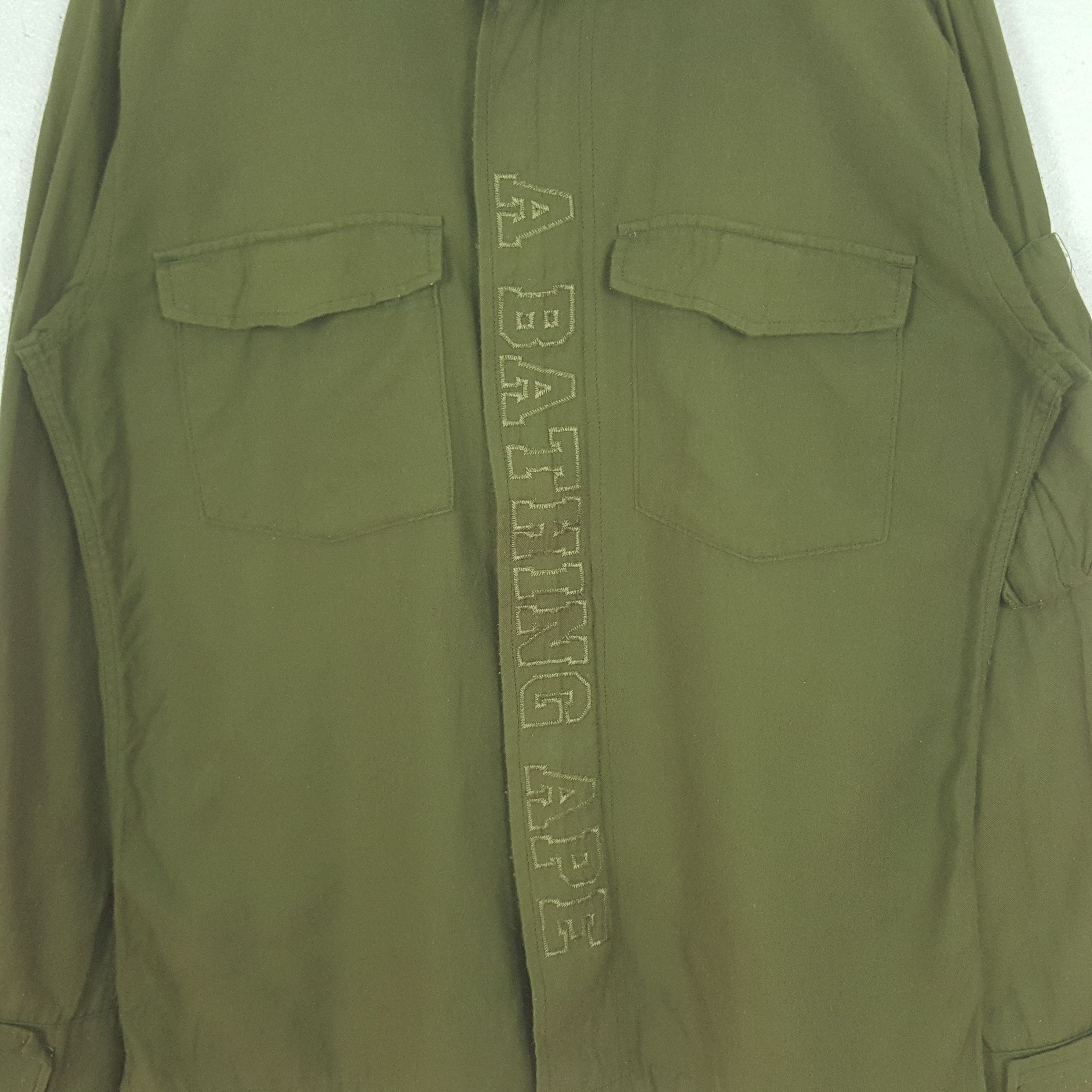 Bape Vintage A Bathing Ape Japanese Shirt button Up C319N38 Size US L / EU 52-54 / 3 - 2 Thumbnail