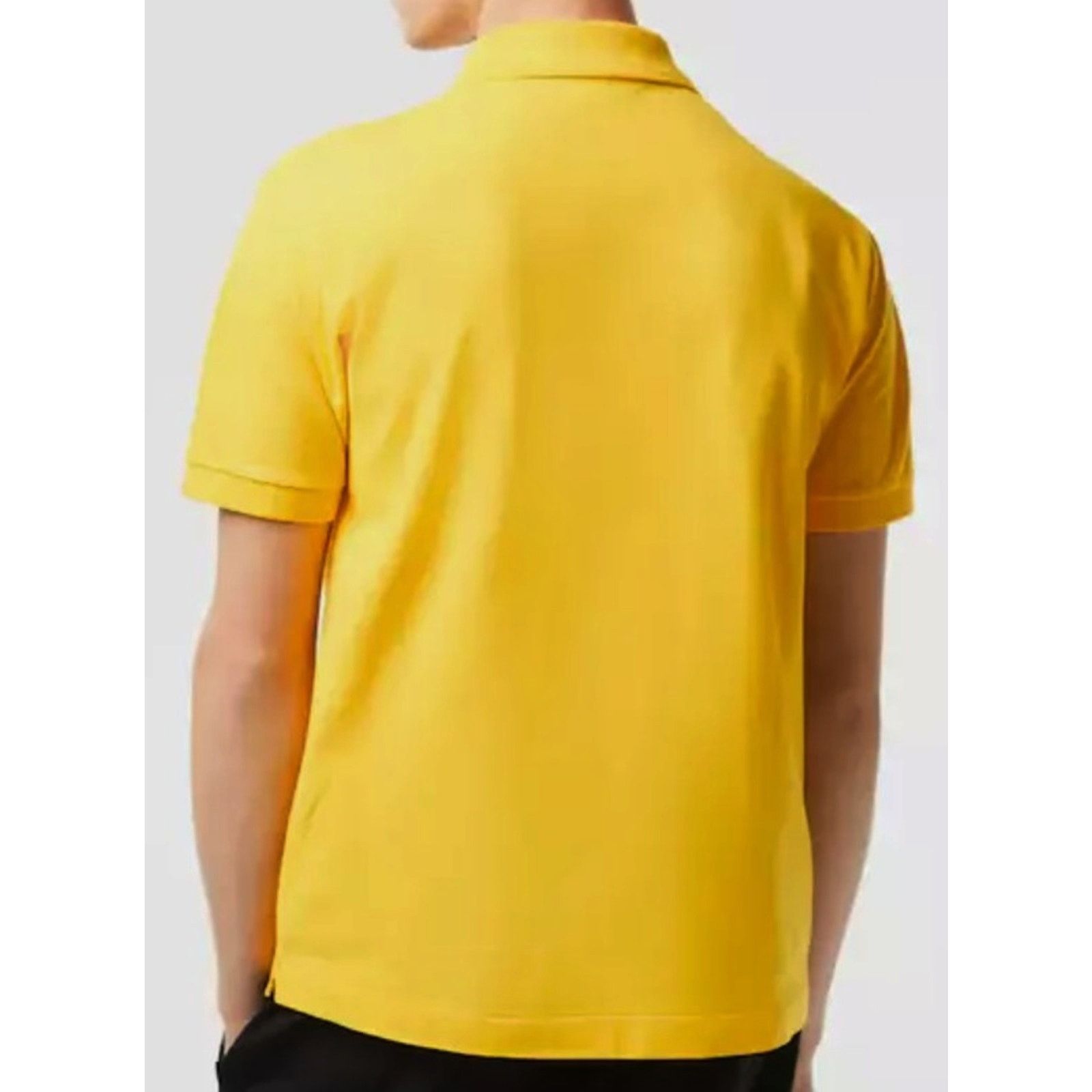 Lacoste Lacoste Mens Legacy Short Sleeve L1212 Pique Polo Yellow M Size US M / EU 48-50 / 2 - 3 Thumbnail