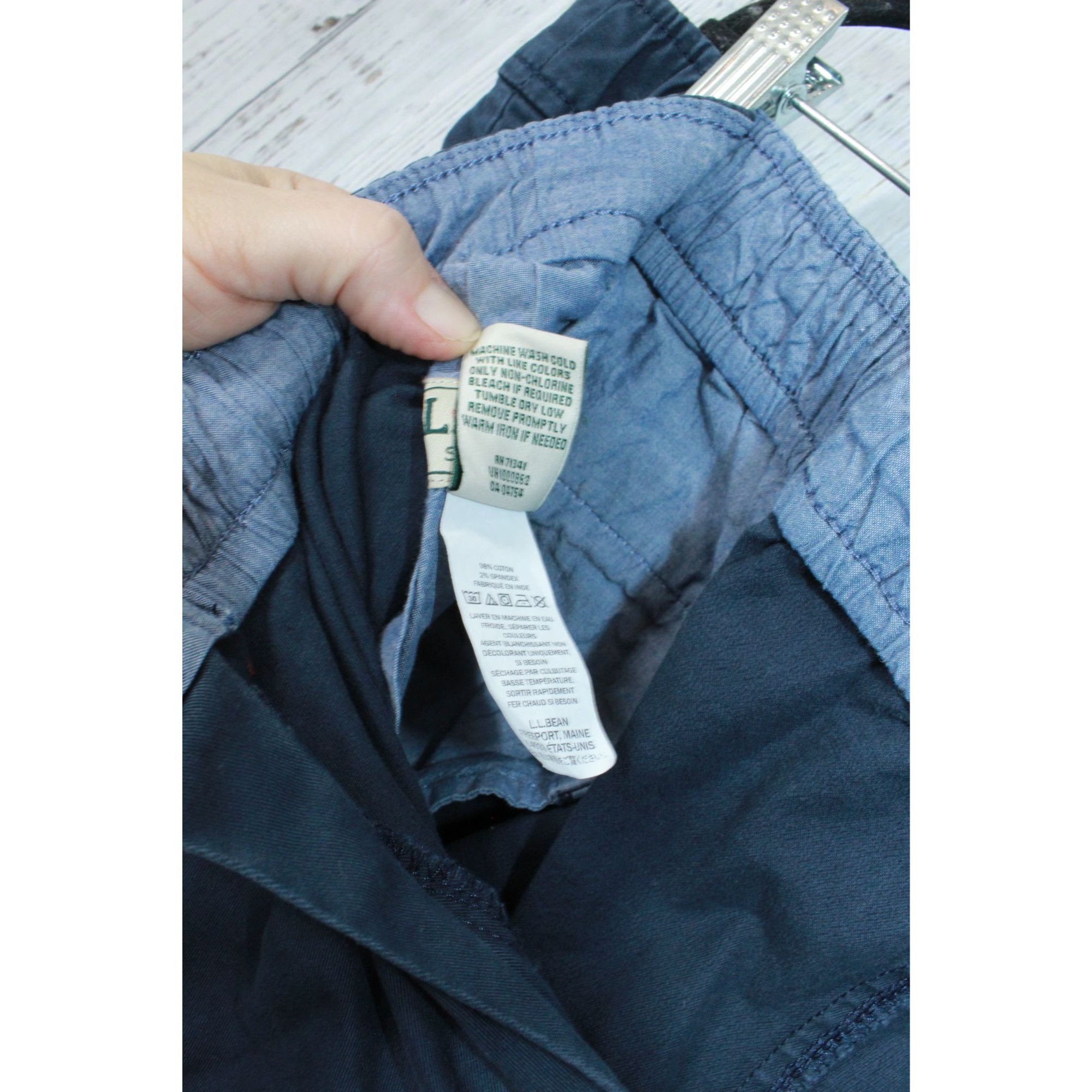 L.L. Bean LL Bean Blue Lakewashed Stretch Comfort Pants Size US 32 / EU 48 - 8 Thumbnail