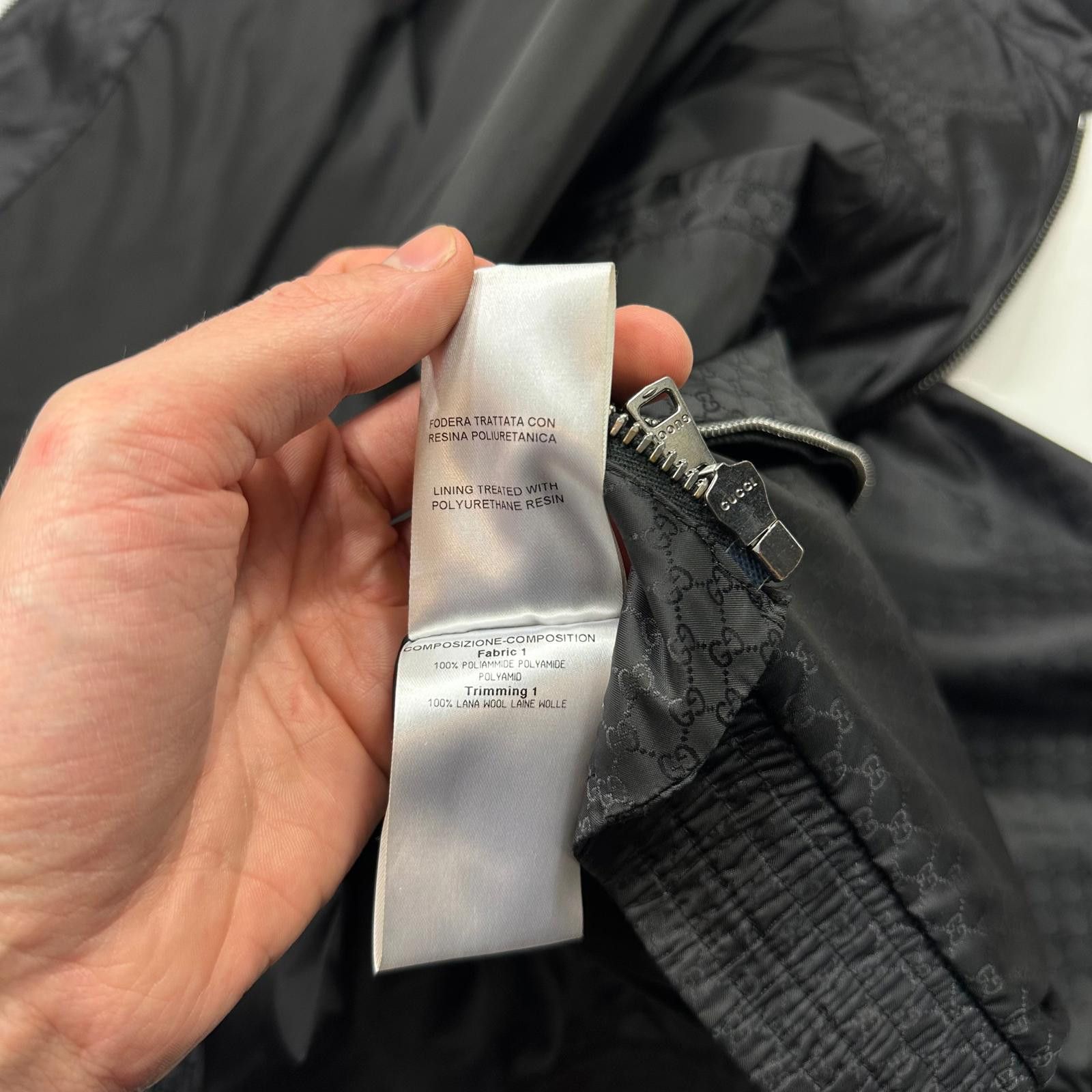 Gucci Gucci 2012 Nylon Monogram GG Web Logo Bomber Jacket IT52 (L) Size US L / EU 52-54 / 3 - 9 Thumbnail