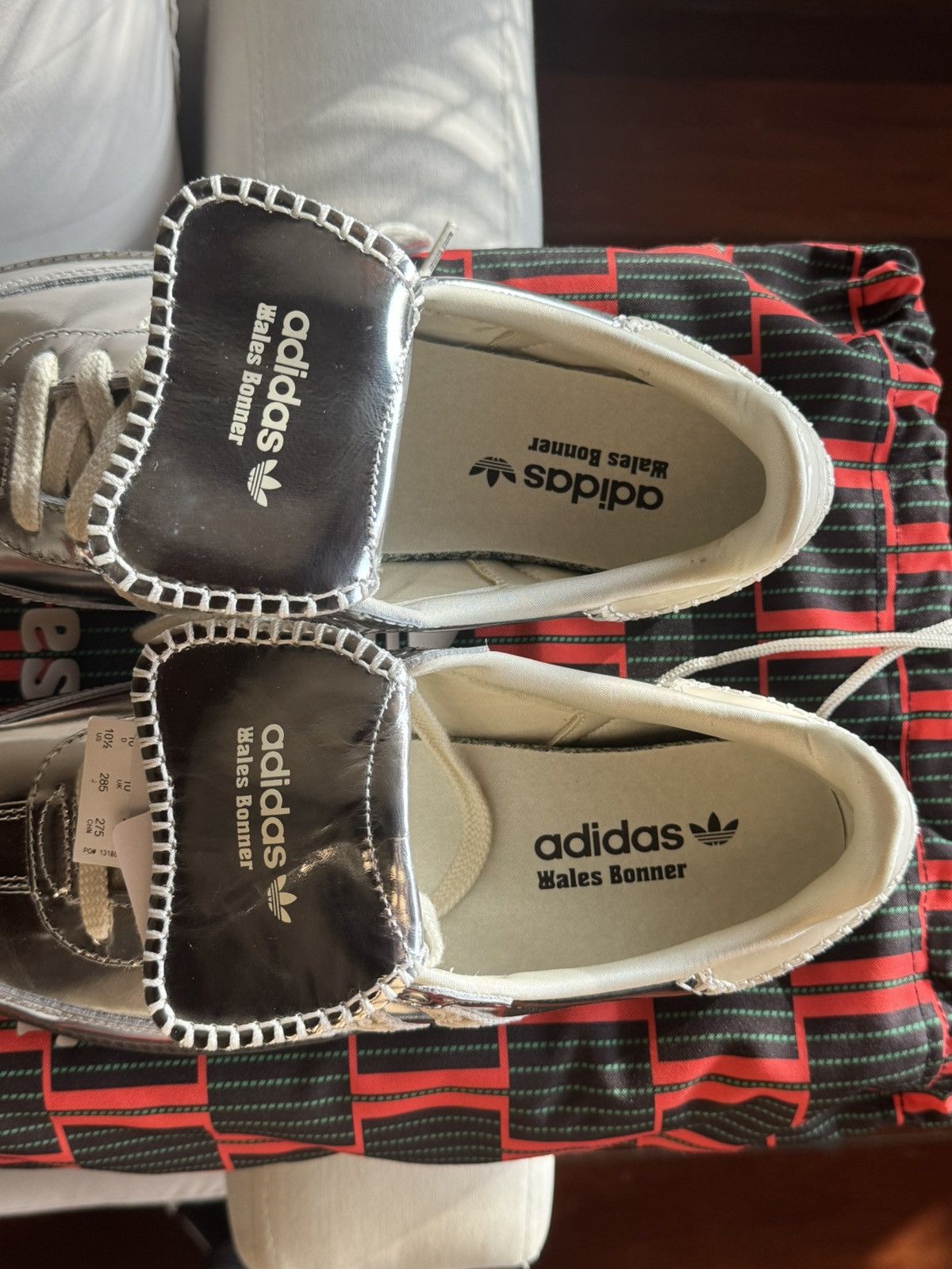 Adidas × Wales Bonner Adidas Wales Bonner Samba Silver Size US 10.5 / EU 43-44 - 22 Thumbnail
