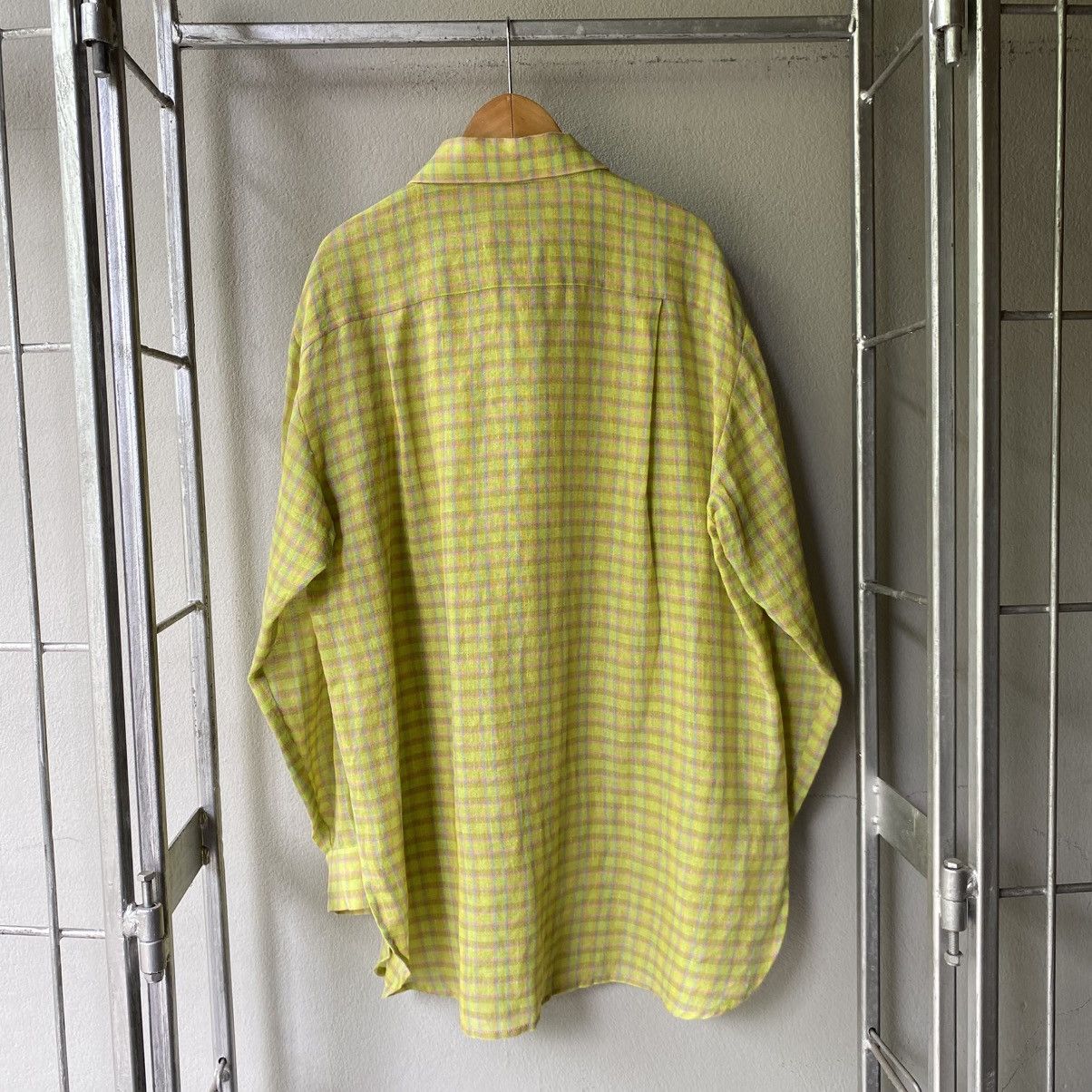 Chloe Chloe Yellow Green Plaid Button-Up Shirt Size M / US 6-8 / IT 42-44 - 2 Thumbnail