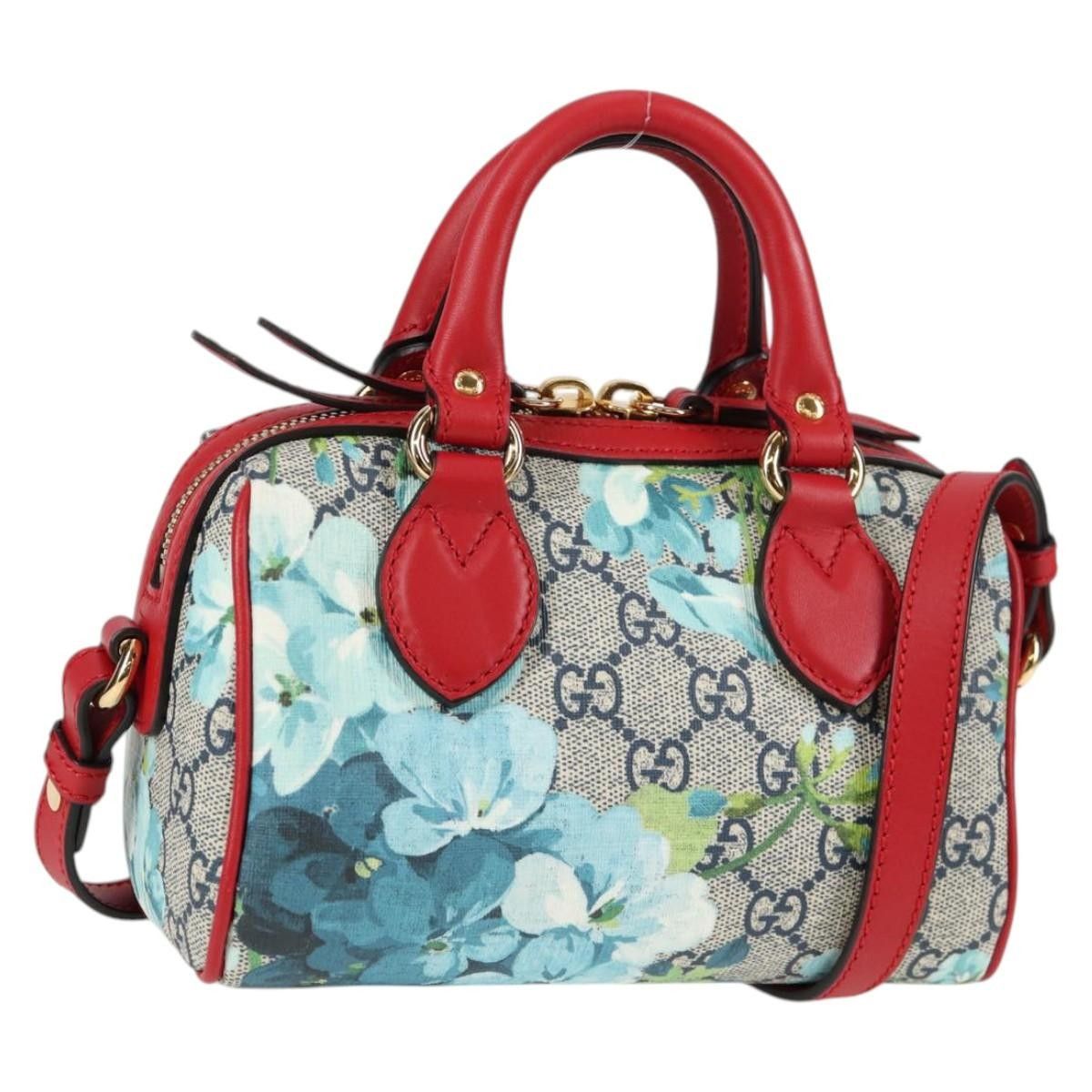 Gucci Gucci Convertible Boston Bag Blooms Print GG Coated Canvas Size ONE SIZE - 1 Thumbnail