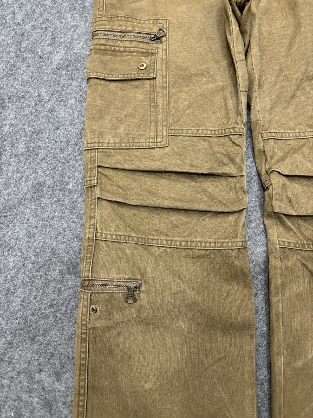 ABAHOUSE 💥Multipockets💥Sick Style Military Abahouse Cargo Pant F639 Size US 33 - 6 Thumbnail