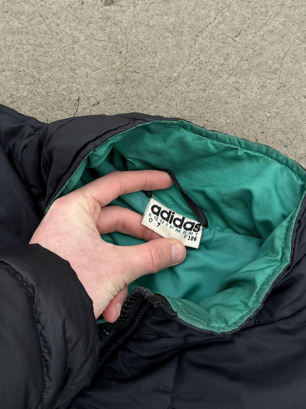 Adidas Vintage 90s Adidas Equipment Down Y2k Blokecore Jacket Size US L / EU 52-54 / 3 - 5 Thumbnail