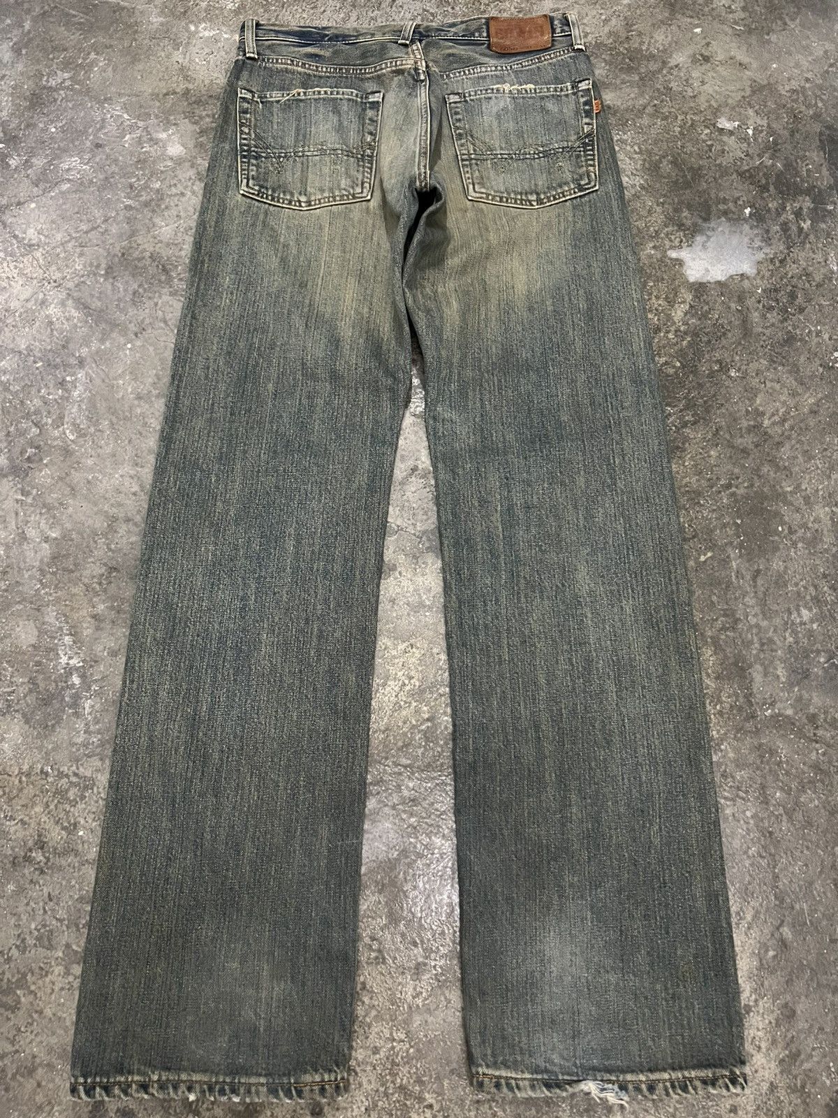 Japanese Brand 💥Rusty Edwin 505ZX Selvedge Orange Tab Jean Size US 31 - 2 Thumbnail