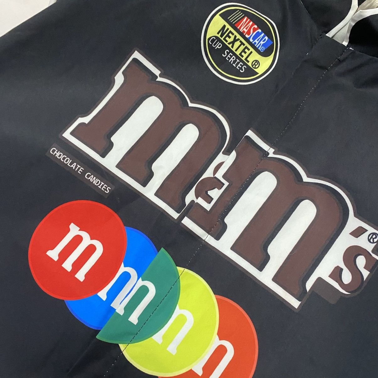 NASCAR Vintage Nascar M&Ms Big Graphic logo racing rare jacket Size US L / EU 52-54 / 3 - 3 Thumbnail