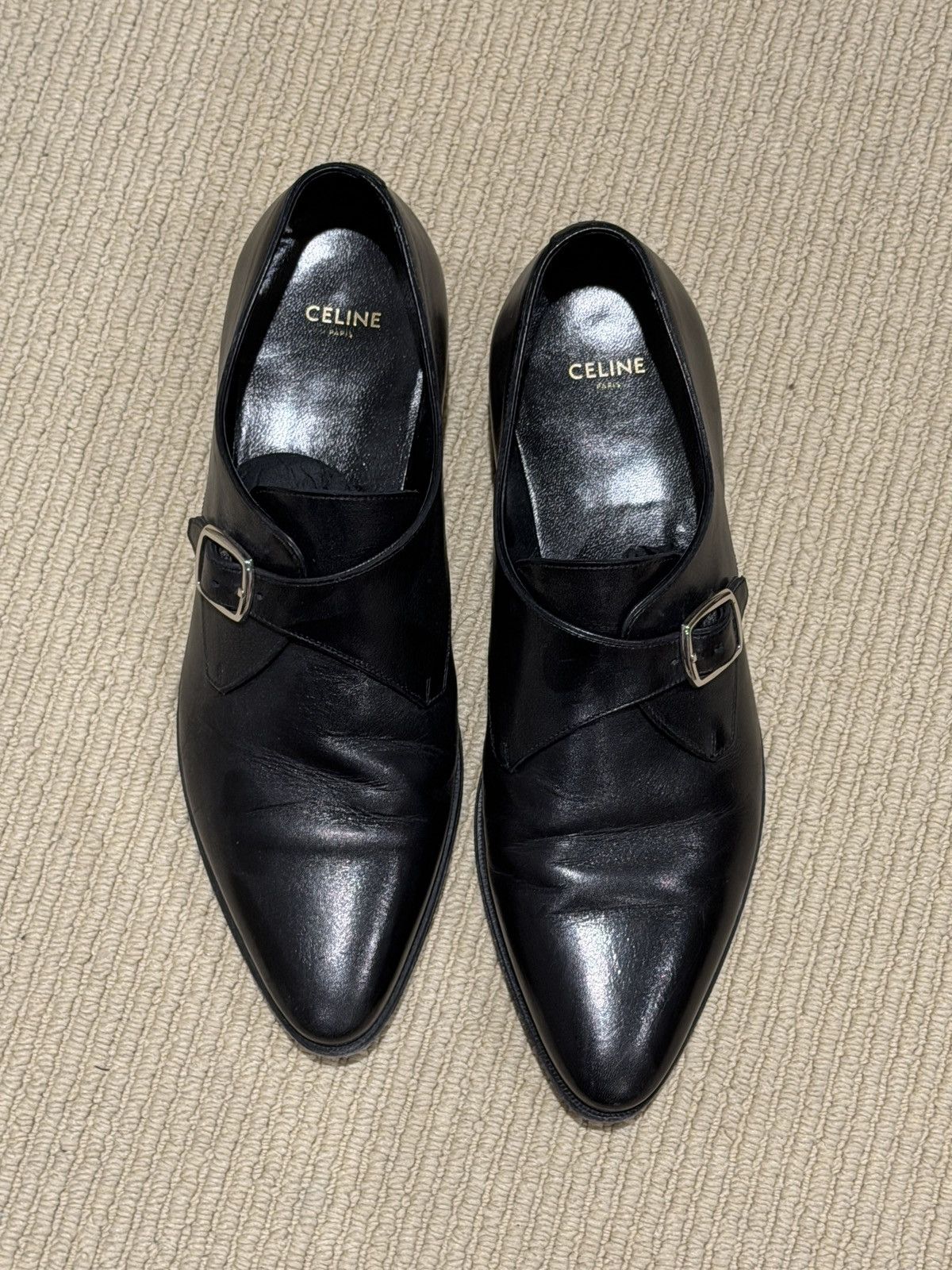 Celine Celine Jacno Buckle Loafers Size US 6.5 / EU 39-40 - 1 Thumbnail