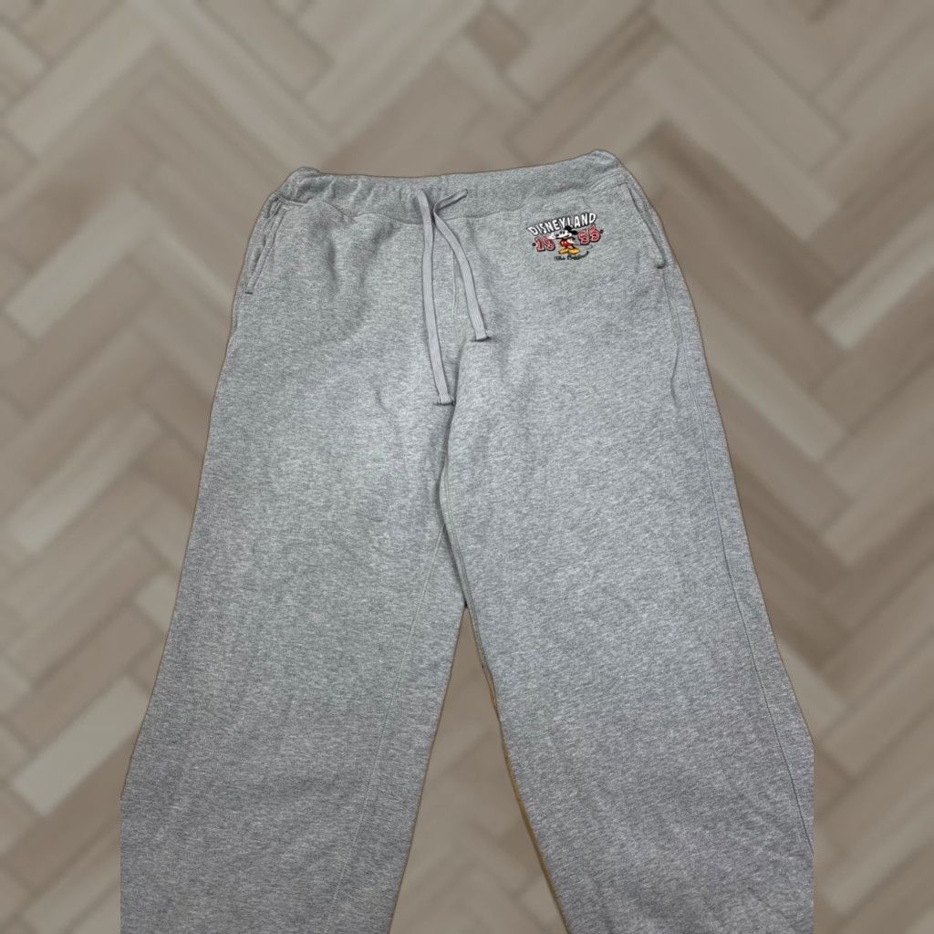 Disney Disney Sweatpants Women M Gray Heather Mickey 1955 Casual Drawstring Disney Shirt? Size 32" / US 10 / IT 46 - 1 Thumbnail