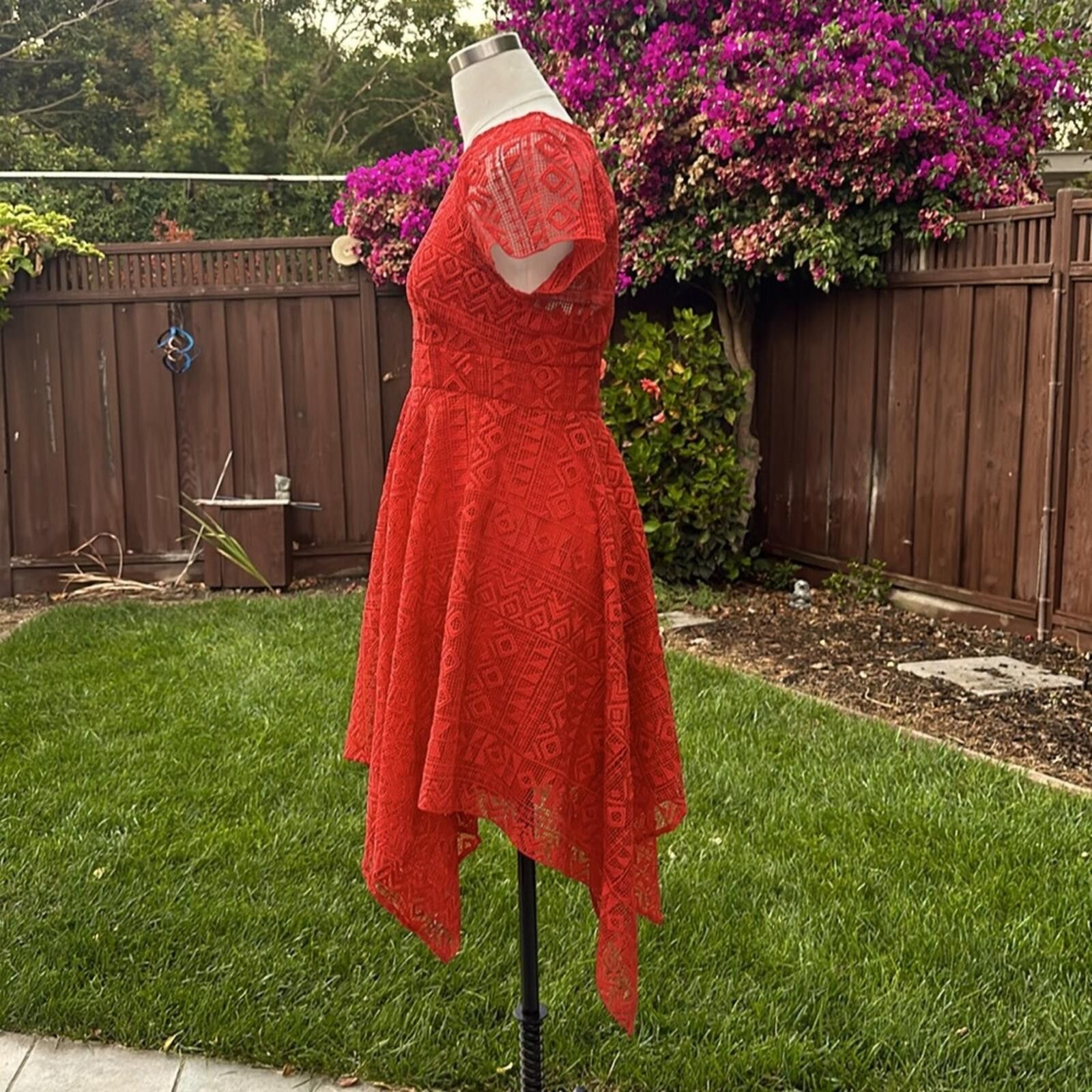 Other Maeve Prima Lace Handkerchief Dress Size S / US 4 / IT 40 - 2 Thumbnail