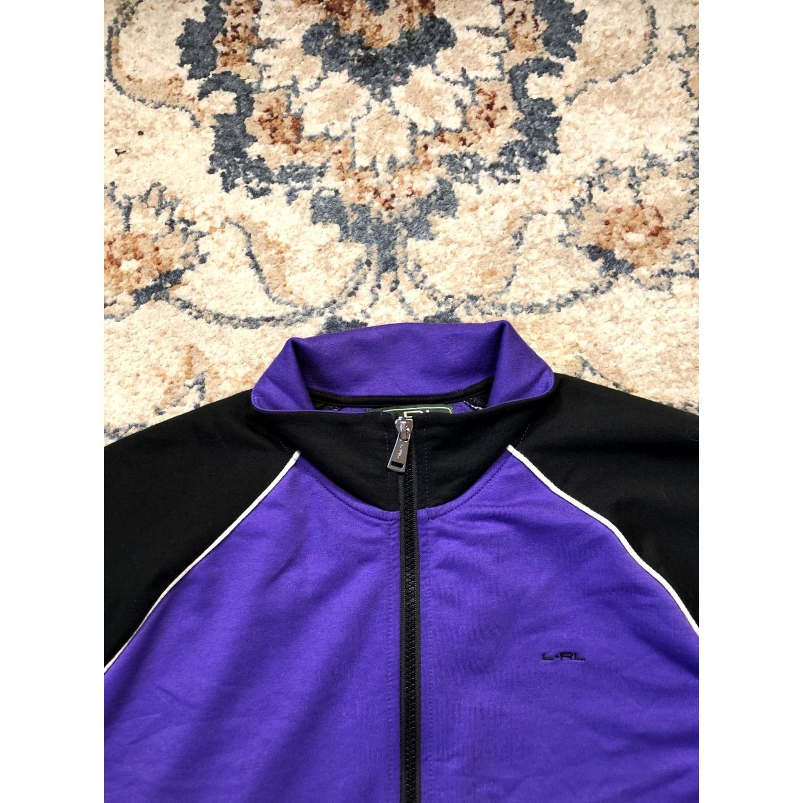 Ralph Lauren Lauren Ralph Lauren Jacket Womens Medium Purple Lauren Active Track Full Zip Size M / US 6-8 / IT 42-44 - 2 Thumbnail