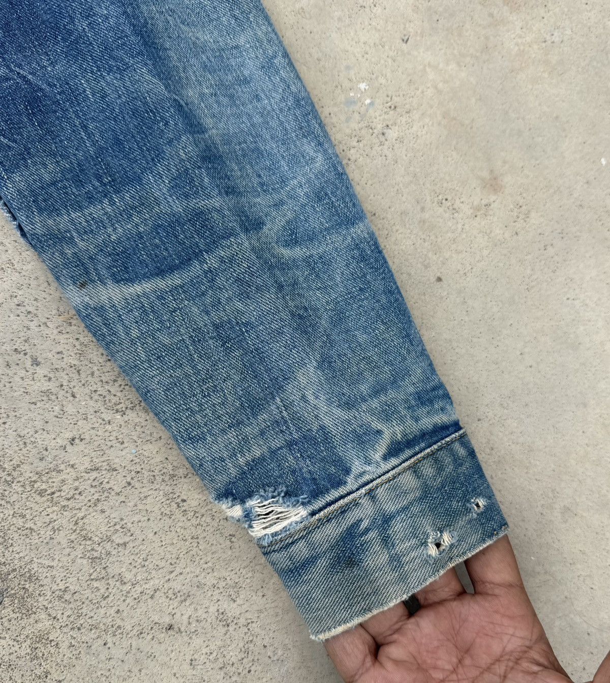 Wrangler 🔥Rare 60s Wrangler Zip Denim Jacket Talon Conmatic USA Size US XS / EU 42 / 0 - 16 Thumbnail