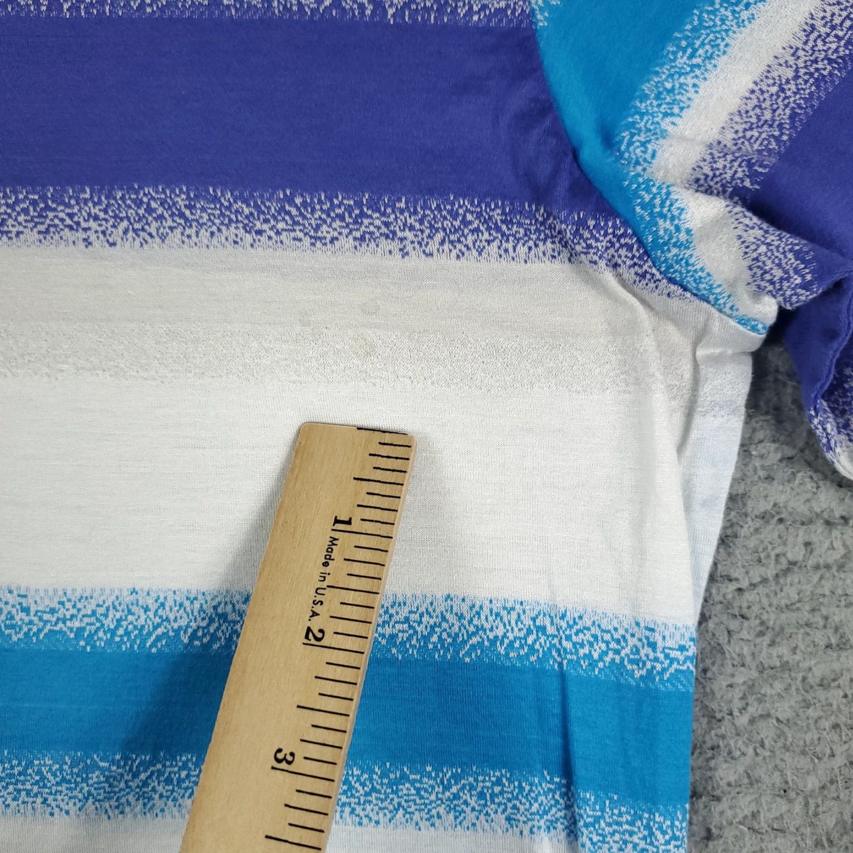 BUGATCHI VINTAGE Bugatchi Polo Shirt Mens Size M Blue White Striped Short Sleeve Casual Shirt Adult Medium Blue Striped Logo Buttons Mens Size US M / EU 48-50 / 2 - 4 Thumbnail