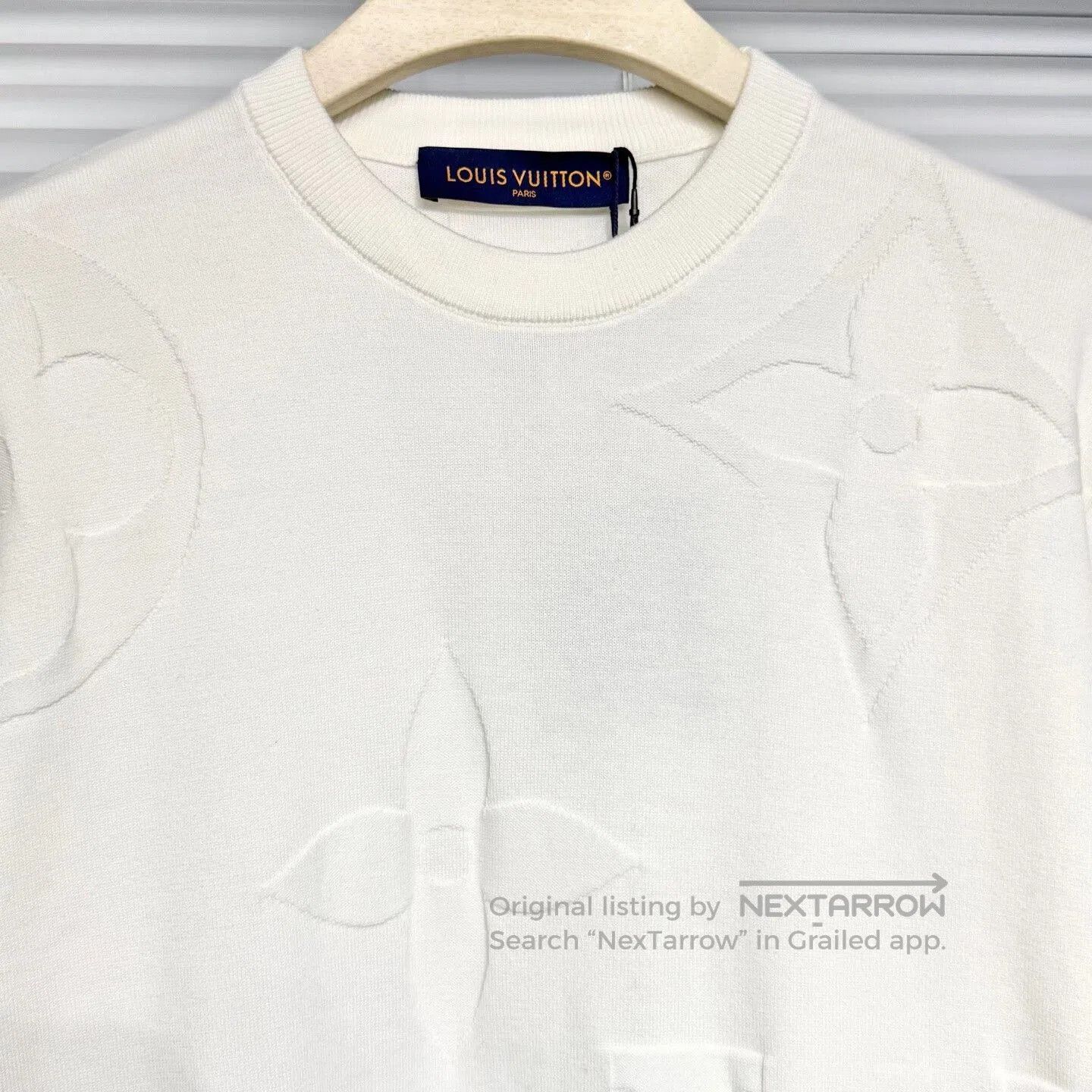 Louis Vuitton louis vuitton knitted short sleeve t-shirt. Size US M / EU 48-50 / 2 - 3 Thumbnail