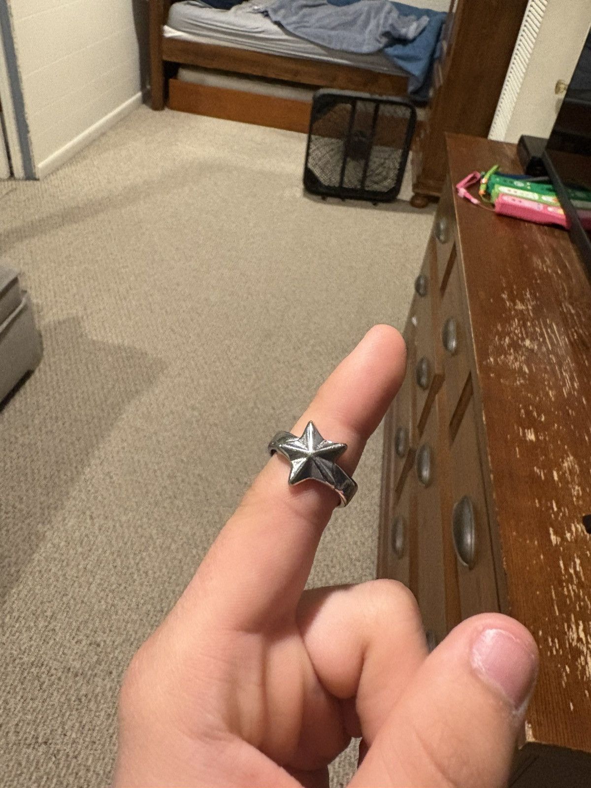 Other Zicmade steel silver star ring Size ONE SIZE - 4 Thumbnail
