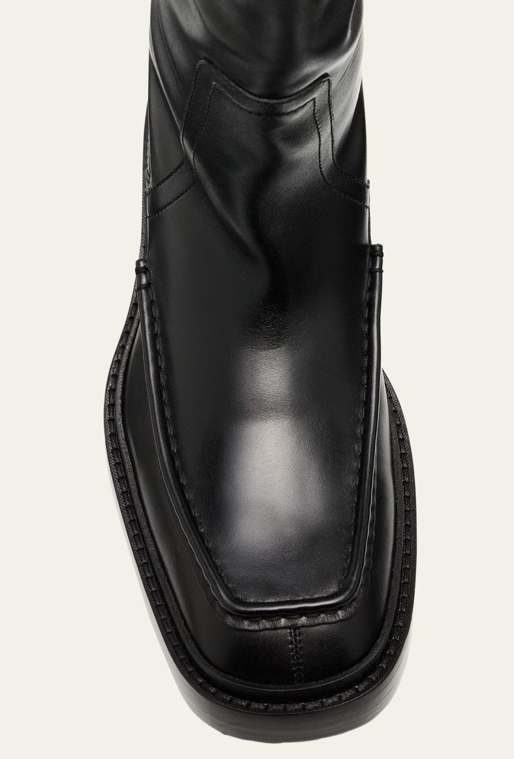 Saint Laurent Paris Saint Laurent Joe Leather Over the Knee Boot Size US 10 / EU 43 - 4 Thumbnail