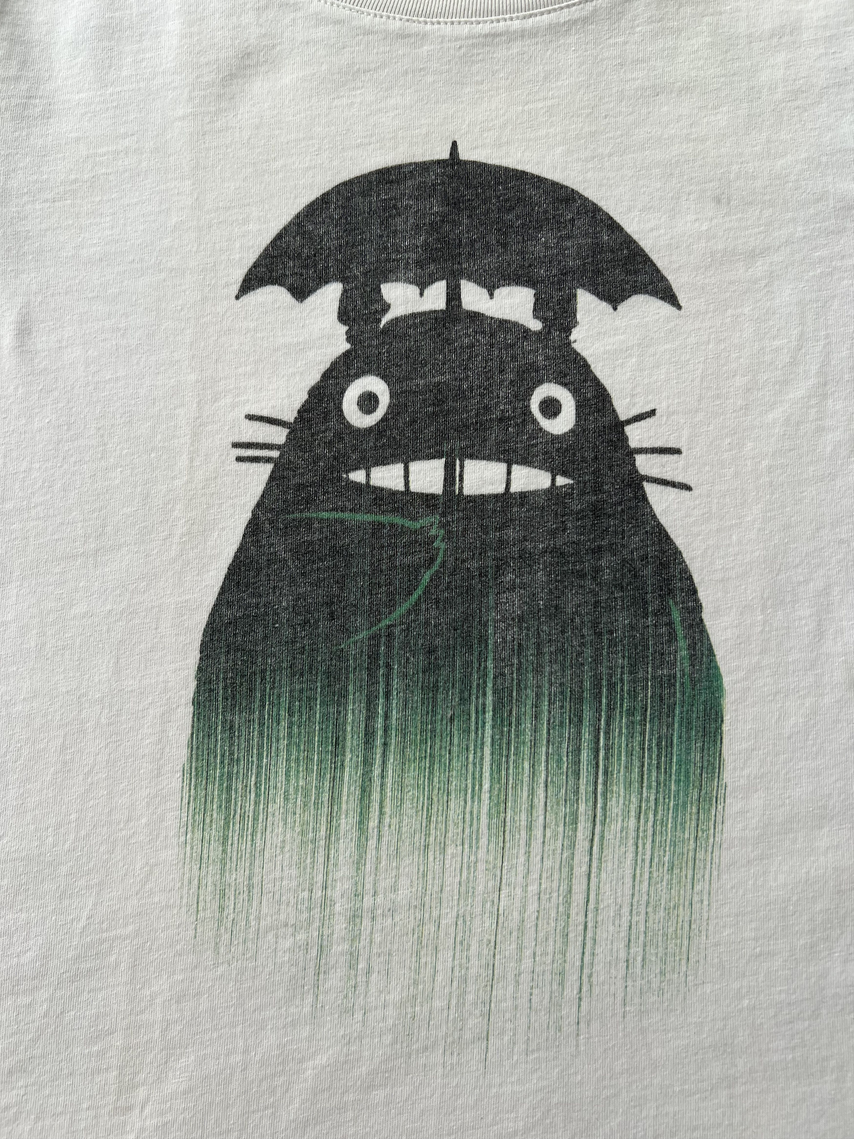 Anime My Neighbor Totoro Anime Movie Womens White T-shirt Size M / US 6-8 / IT 42-44 - 4 Thumbnail