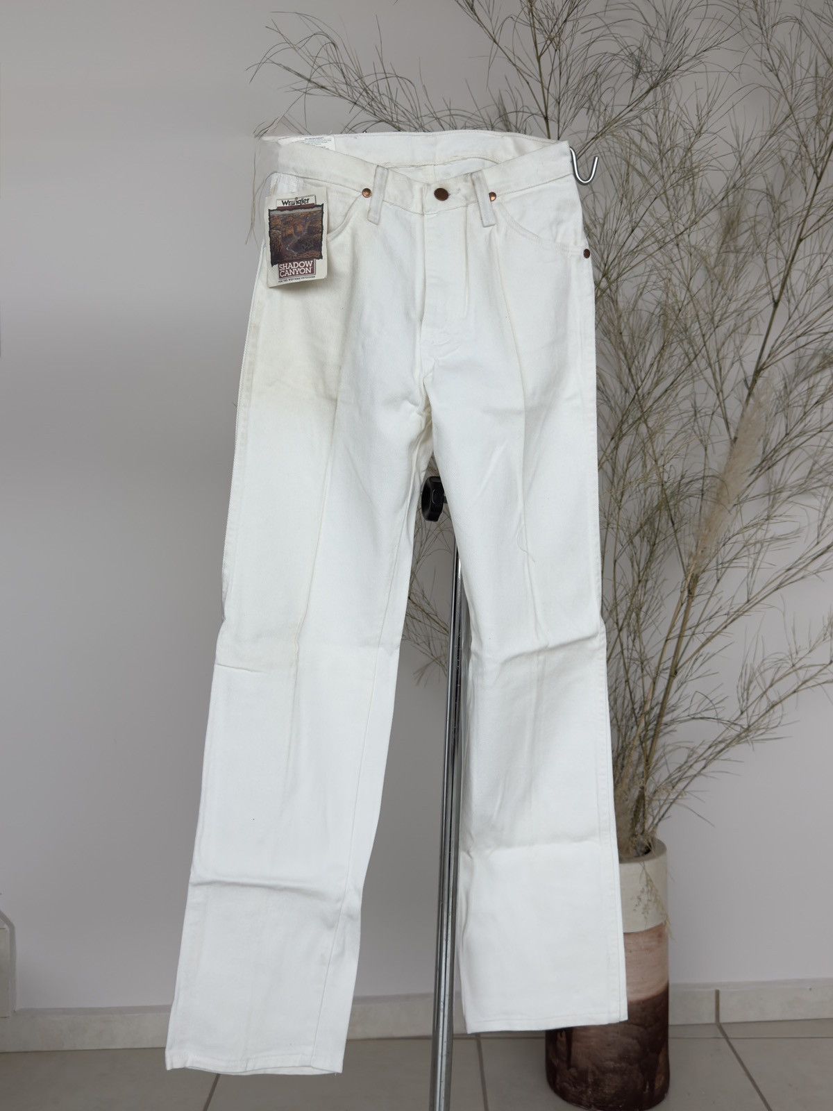 Wrangler Wrangler 13MWZ Pro Rodeo White Jeans NWT 29x32 USA Size US 29 - 3 Thumbnail