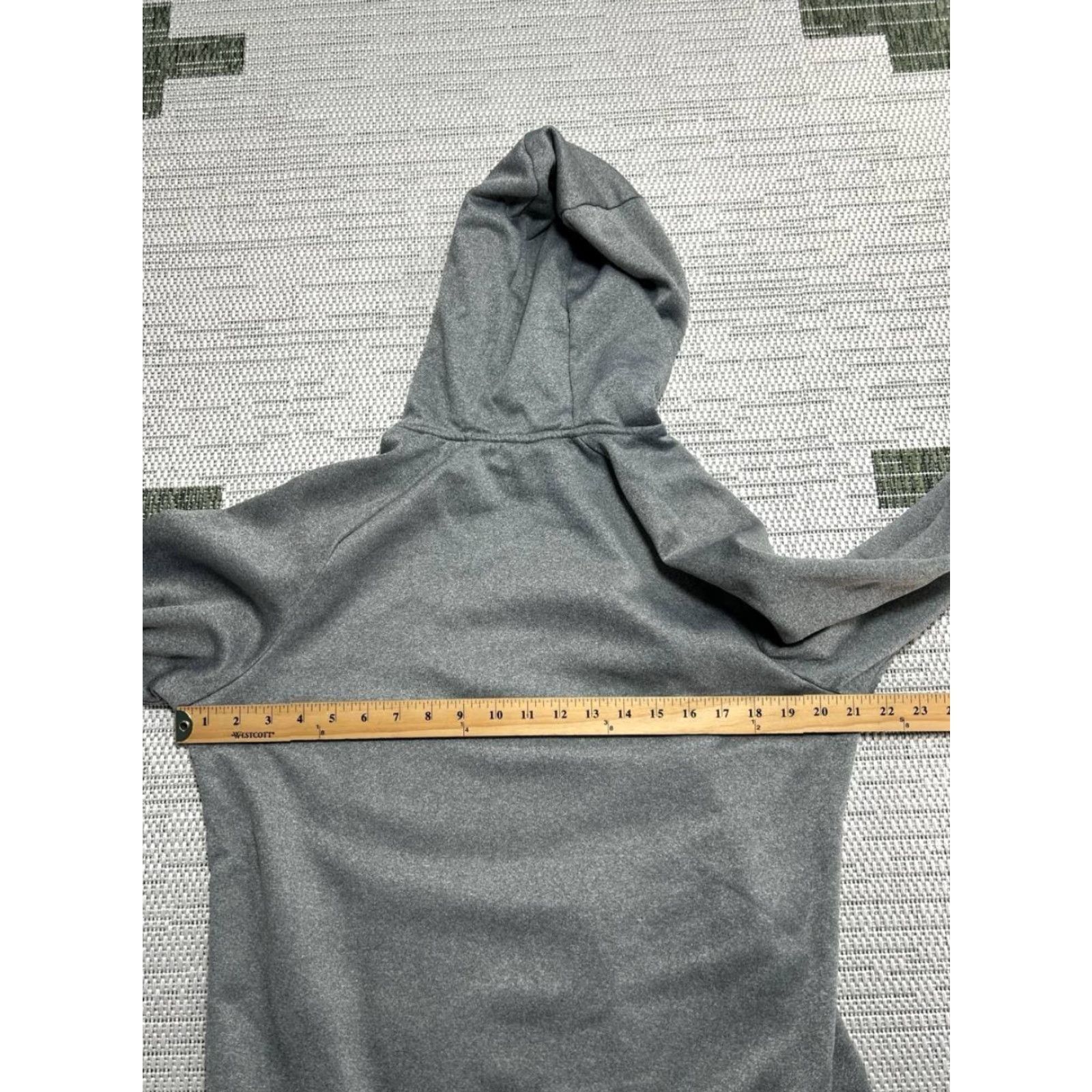 Nike Nike Hoodie Mens Medium Gray Dri Fit Heathered Fleece Lined Swoosh Logo Training Size US M / EU 48-50 / 2 - 7 Thumbnail