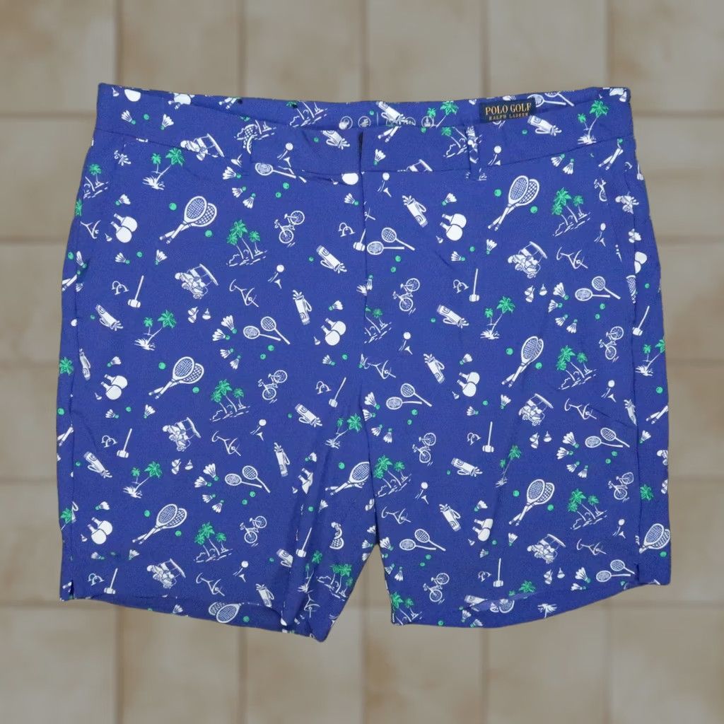 Ralph Lauren Polo Golf Ralph Lauren Shorts Men 38 Blue Classic Fit Nylon Spandex Size US M / EU 48-50 / 2 - 1 Thumbnail