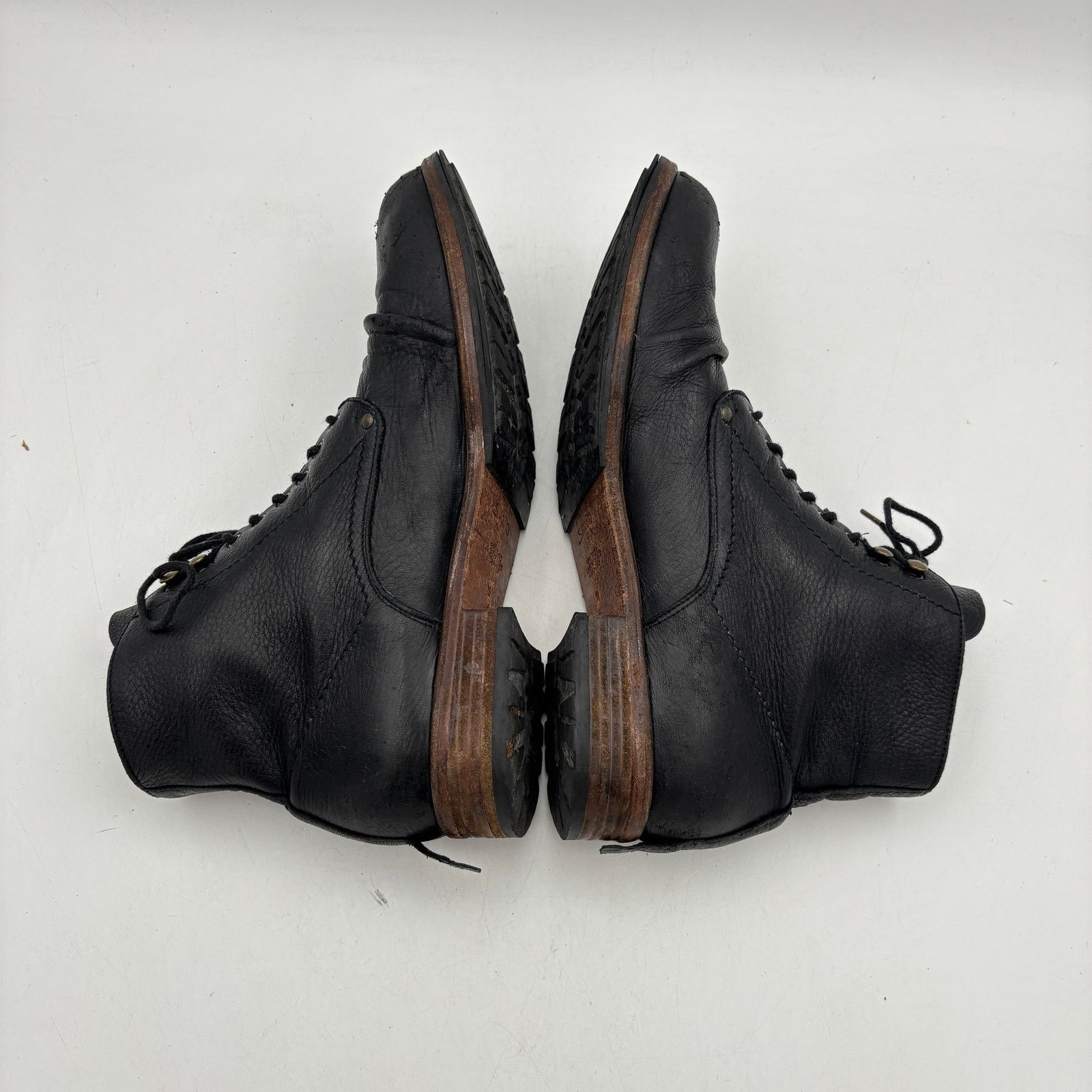 Shoto Shoto 5998 Handmade in Italy Boots Vibram 12 D Lamb Leather Size US 12 / EU 45 - 6 Thumbnail