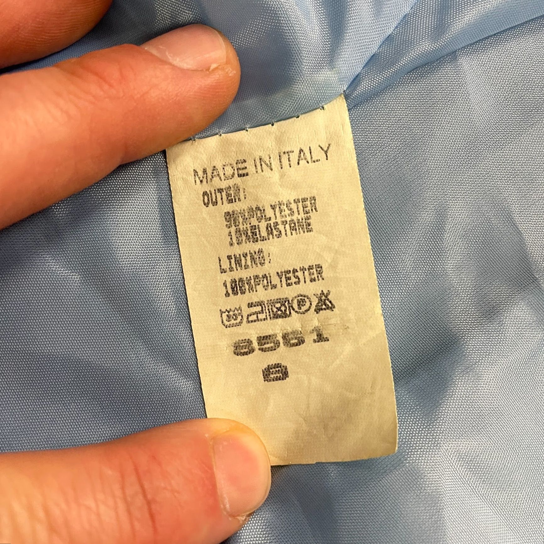Vintage Unbranded Blazer Coat Womens 8 Pastel Blue Lined Collared Workwear Italy Blazer Coat Women Regular Blue 8 Pastel Collared Polyester Lined Vintage? No Size M / US 6-8 / IT 42-44 - 6 Thumbnail
