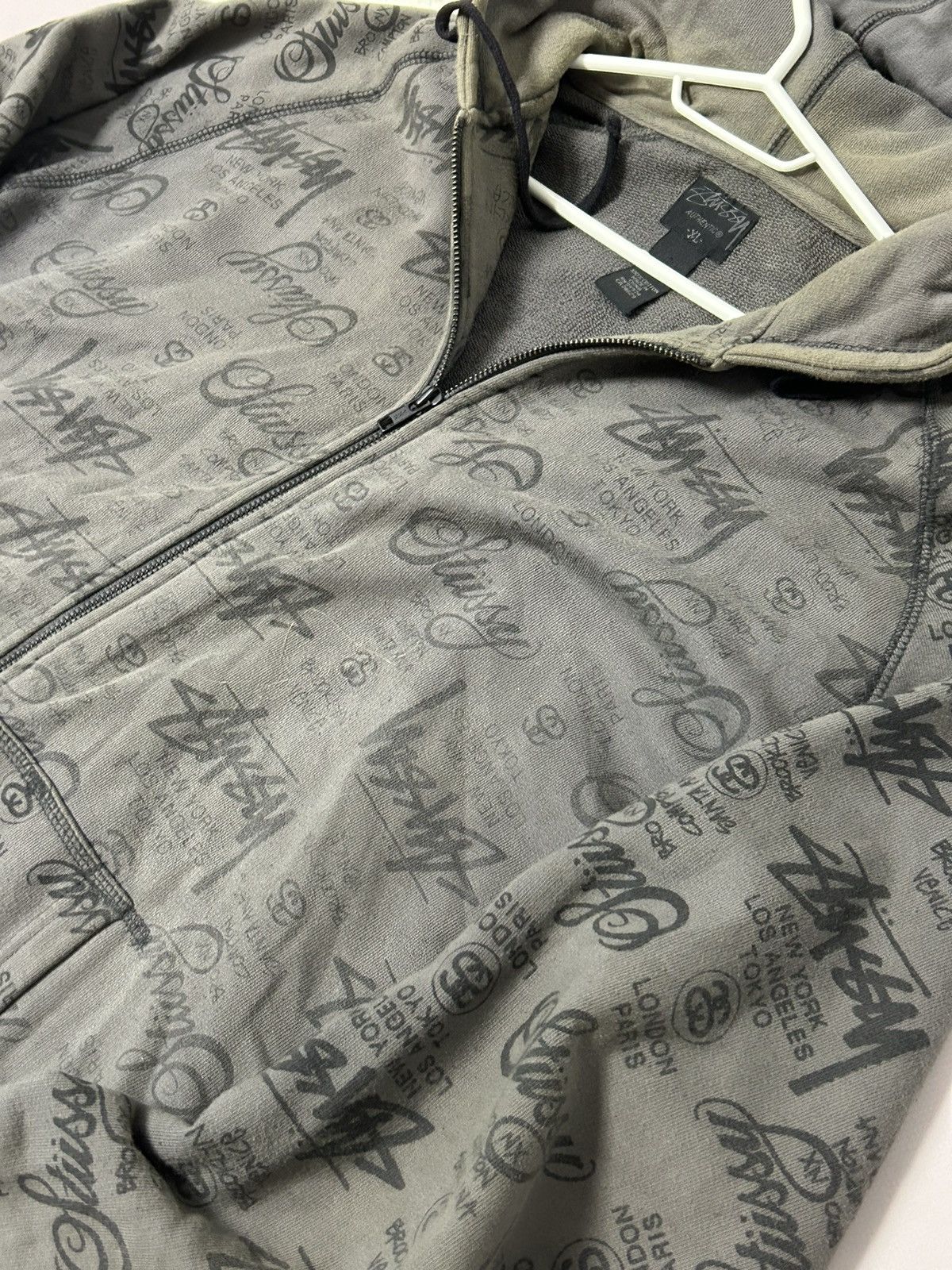 Stussy Stussy vintage hoodie Size US XL / EU 56 / 4 - 2 Thumbnail