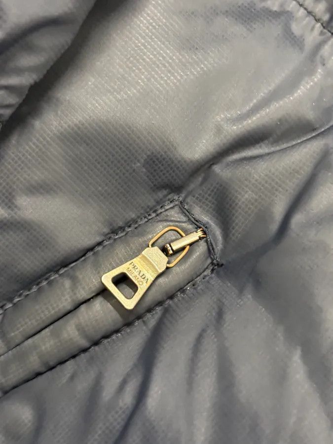 Prada AW2007 Prada Navy Down Quilted Puffer Jacket Size US L / EU 52-54 / 3 - 10 Thumbnail