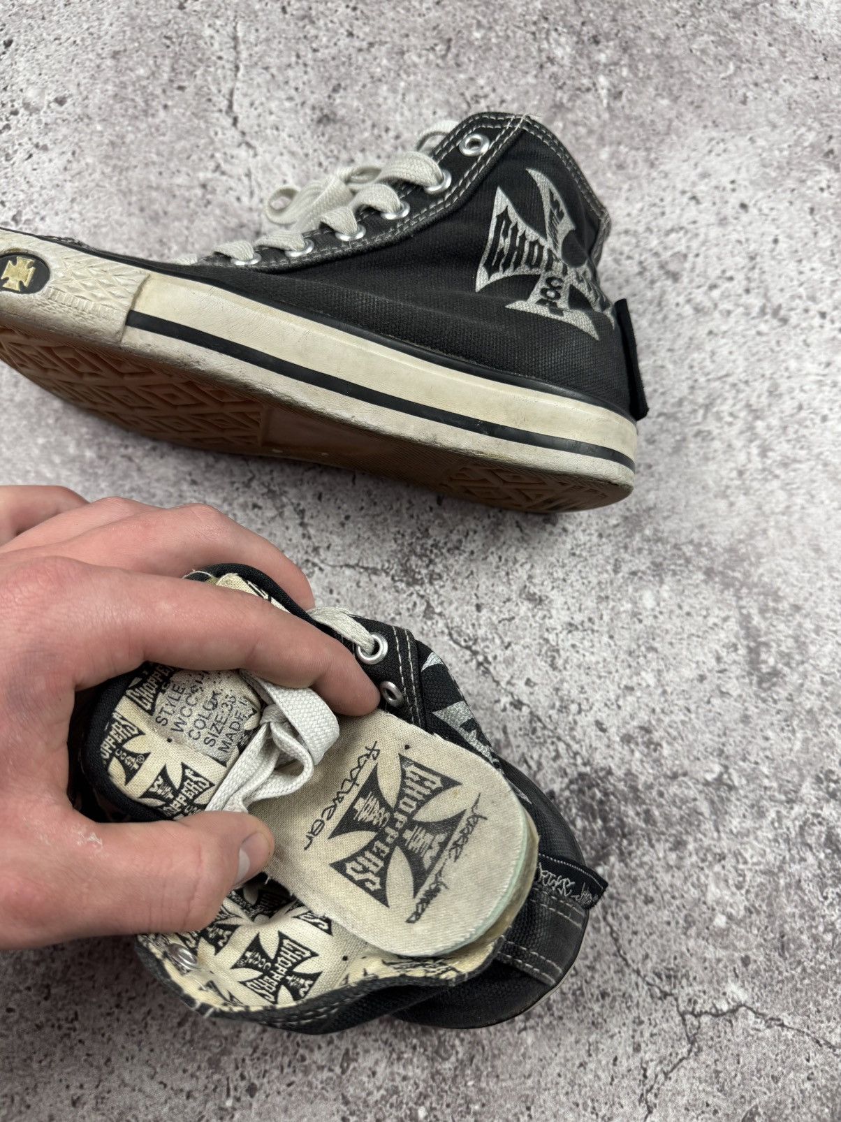 West Coast Choppers Vintage West Coast Choppers Sneakers Shoes y2k 90s Size 36 Size US 4 / IT 34 - 11 Thumbnail