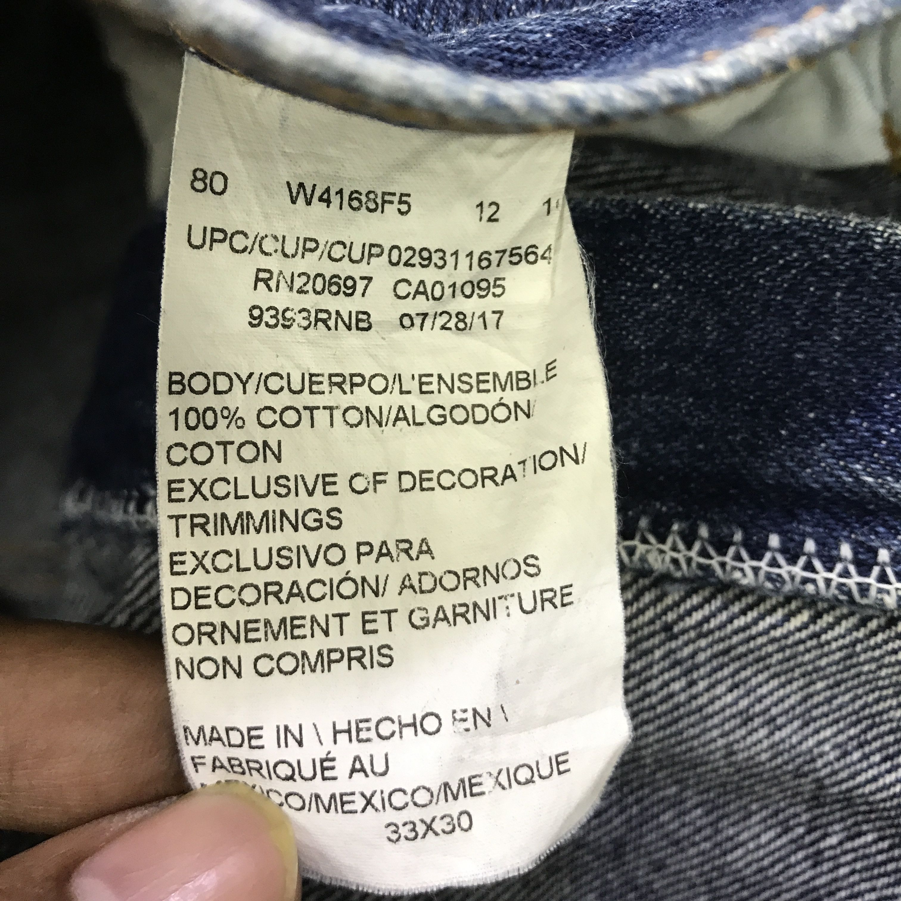 Dickies DICKIES DISTRESSED DENIM PANTS K118B13 Size US 32 / EU 48 - 14 Thumbnail