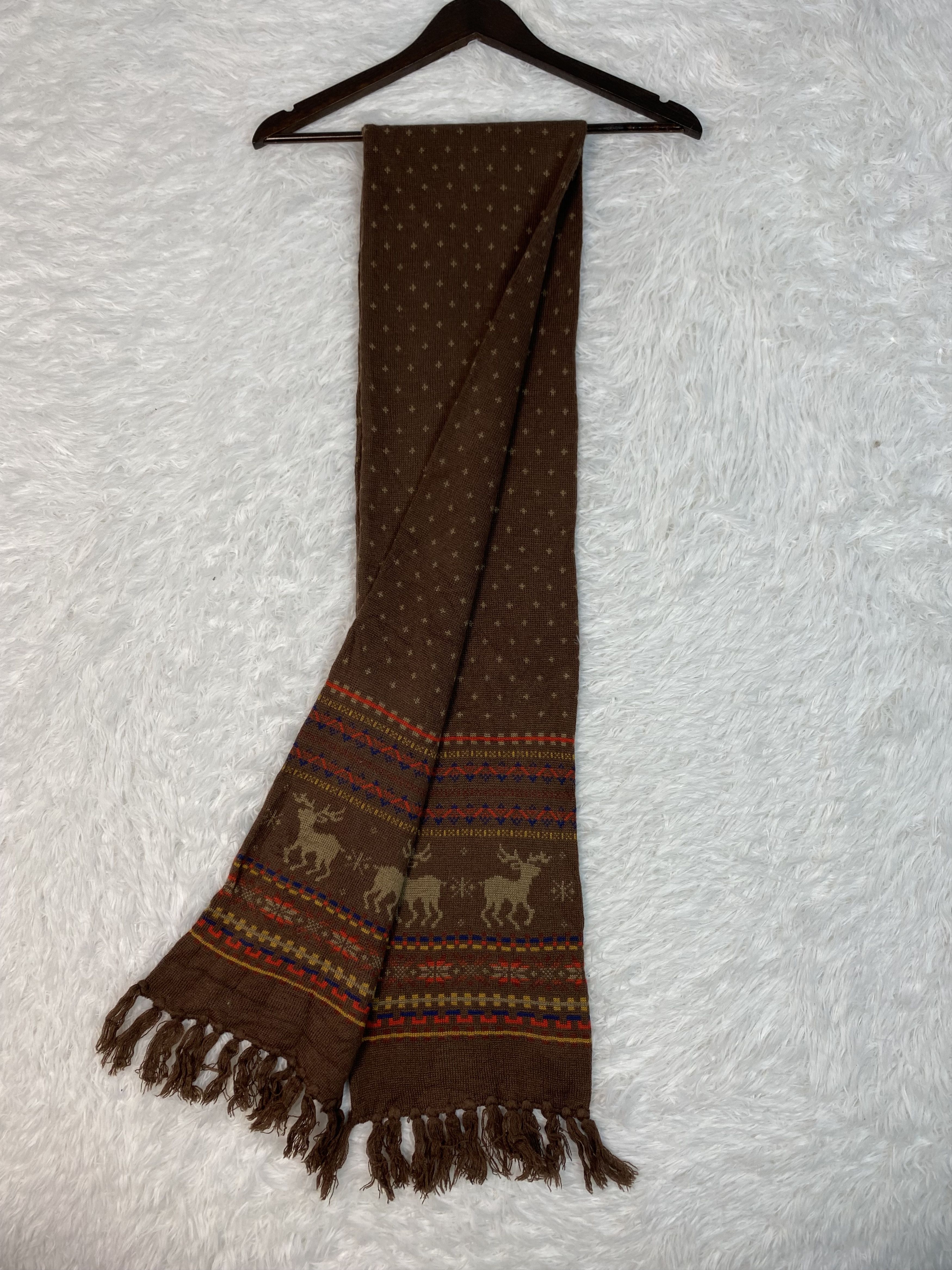 Beams Plus Vintage Beams Scarf / Muffler Neckwear PM0174 Size ONE SIZE - 5 Thumbnail