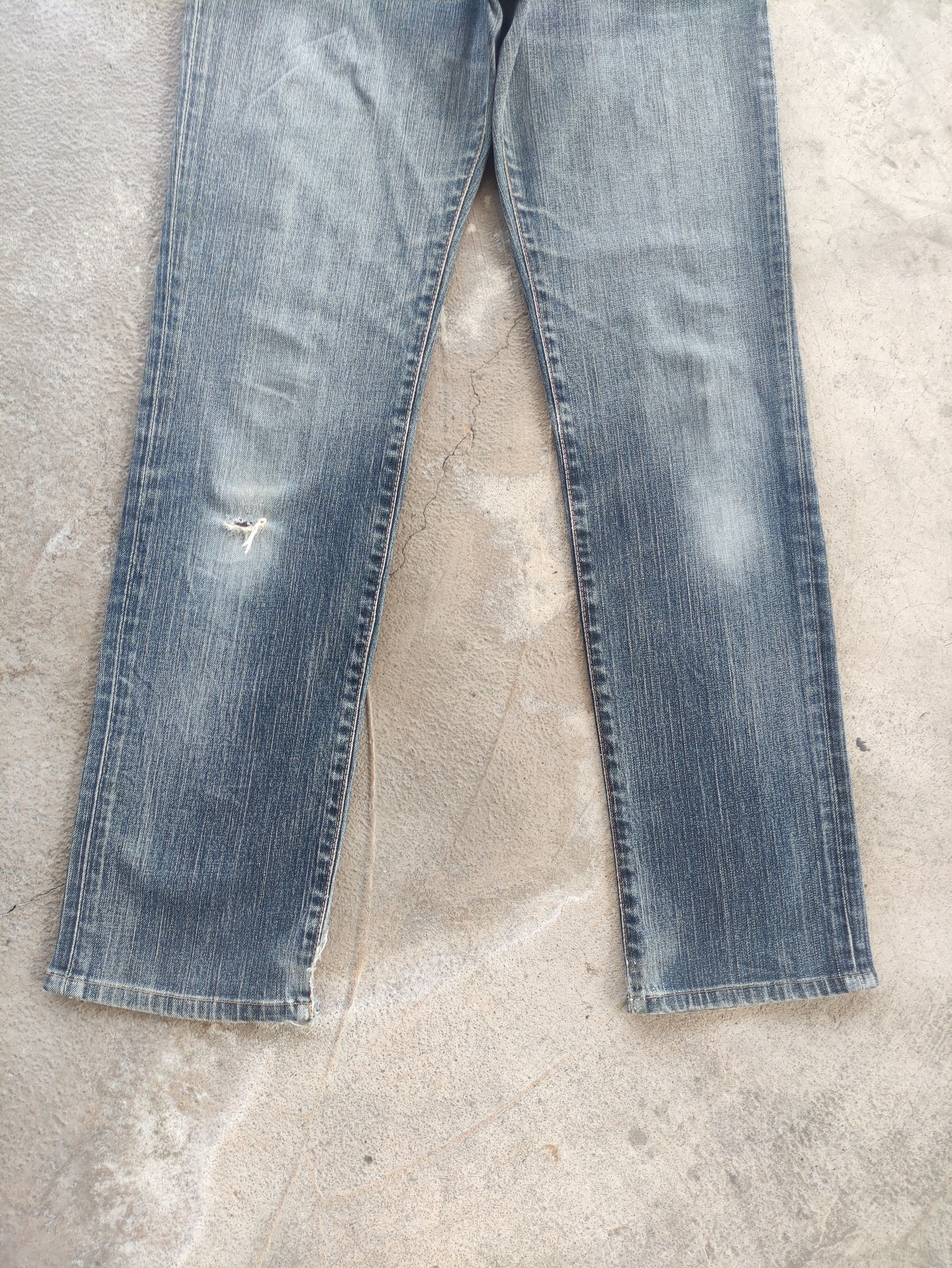 Edwin Vintage Edwin 503 Japan Distressed Faded Denim Pants Size US 32 / EU 48 - 4 Thumbnail