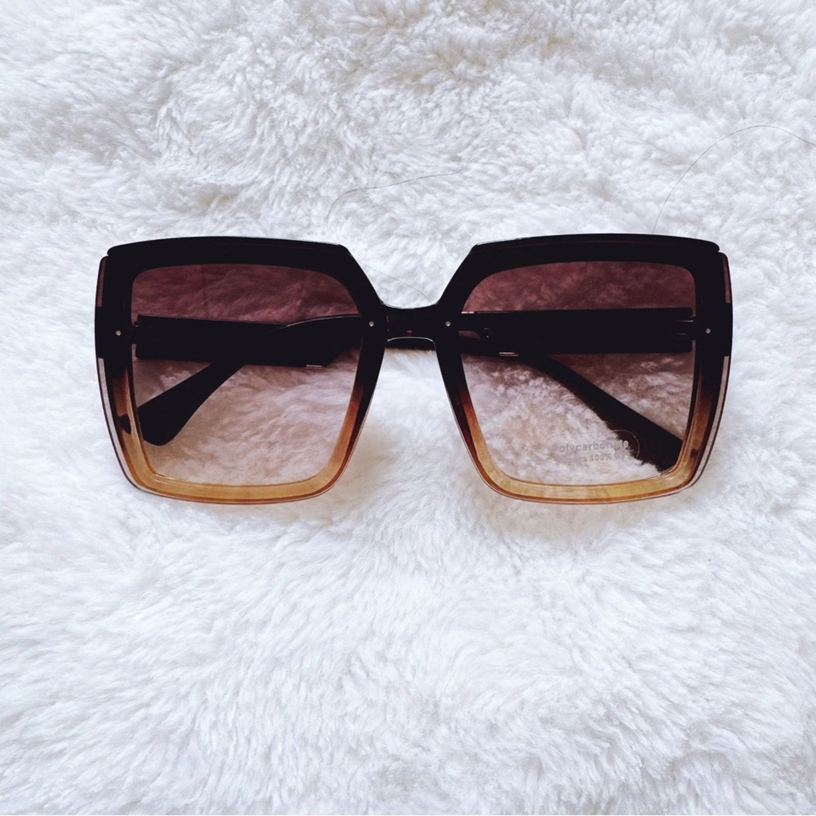 Other Gloria Brown Square Oversized Sunglasses Size ONE SIZE - 1 Thumbnail