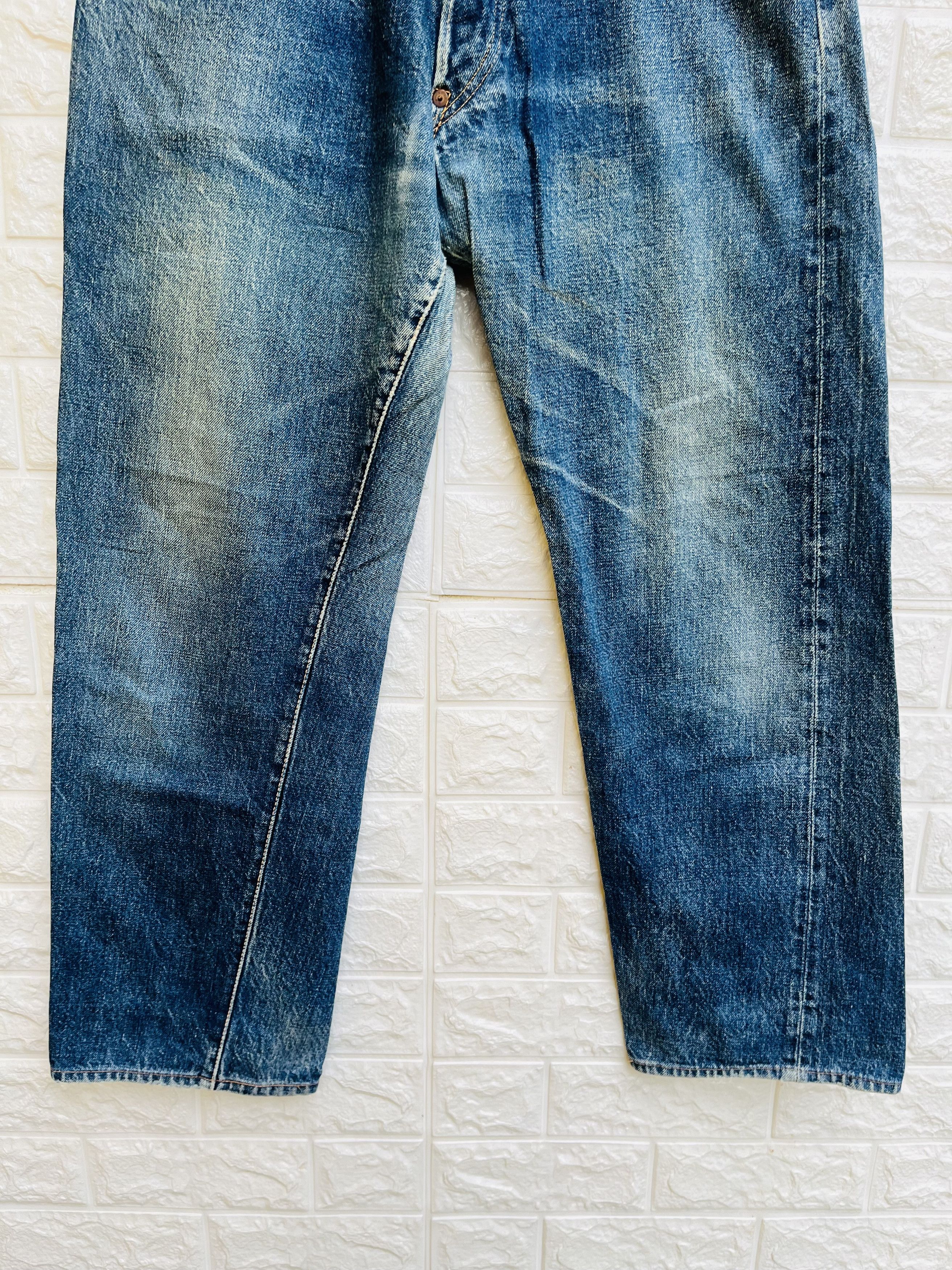 Evisu Vintage Evis Distressed Japanese Designer Fashion Style Size US 31 - 4 Thumbnail